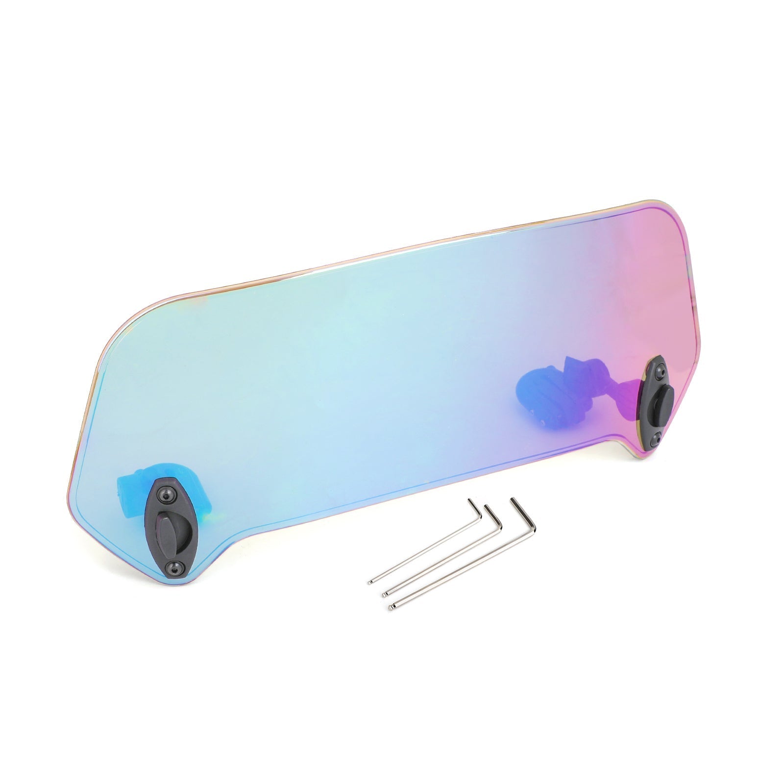 Clip regolabile in moto sul deflettore del vento di espansione del parabrezza