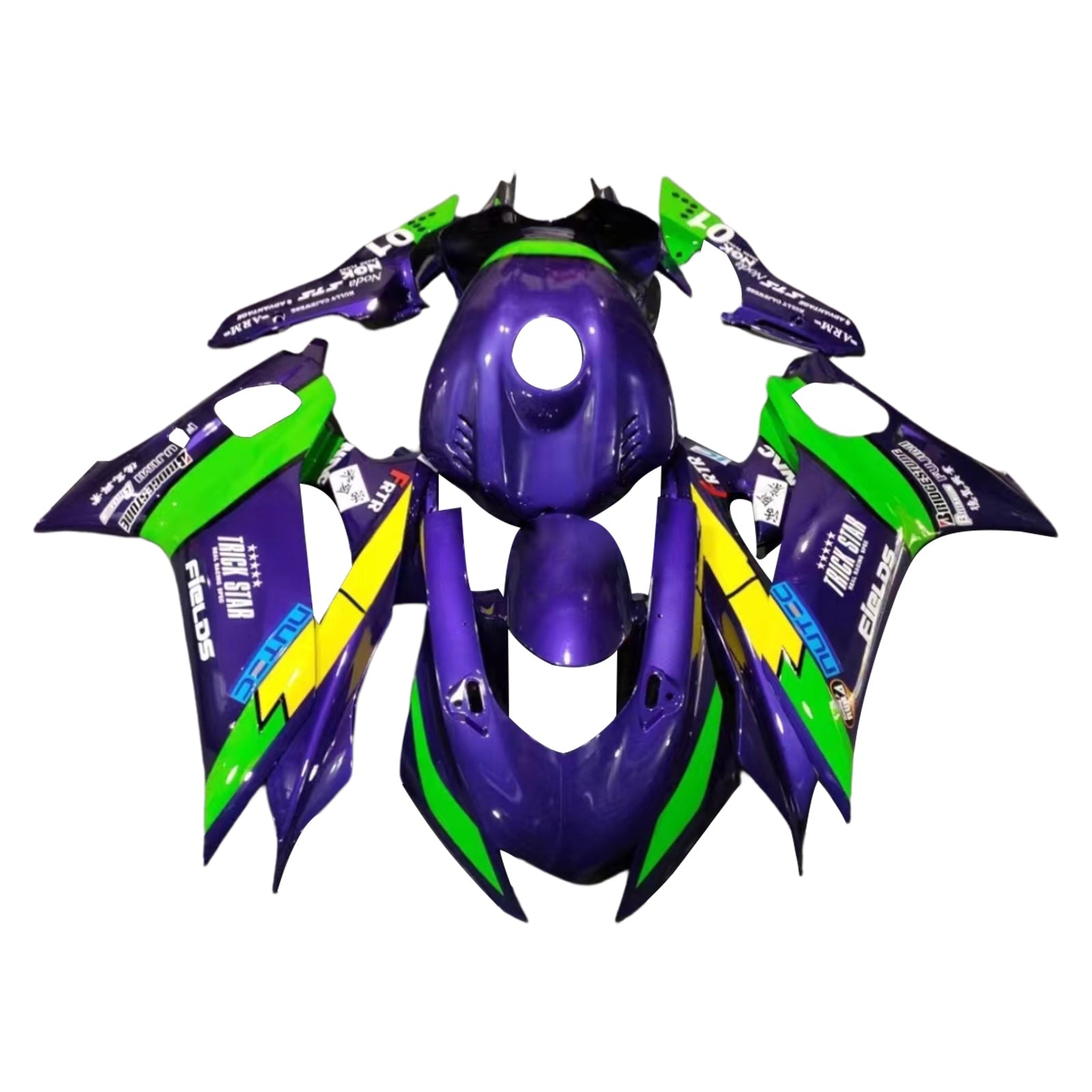 Kit carenatura carrozzeria in plastica ABS Yamaha YZF-R6 2017-2022