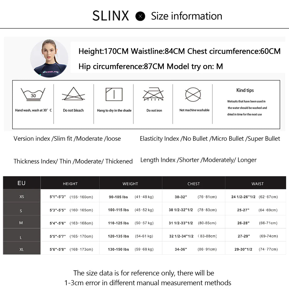 Ultra-cienko-lodowa kombinacja nurkowania dla kobiet