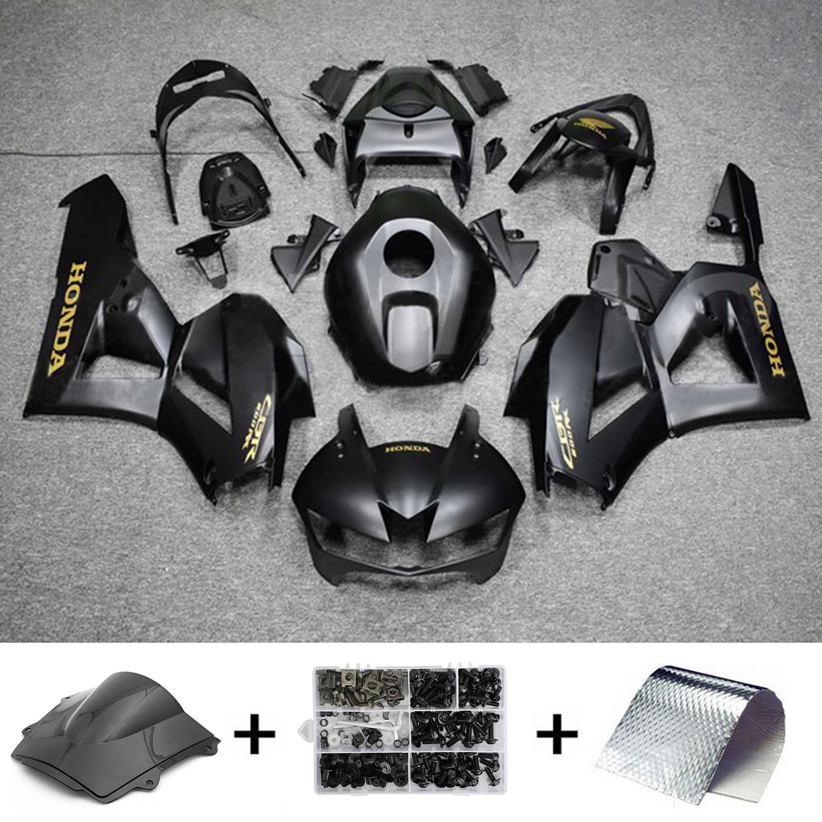 Amotopart Honda CBR600RR 2013-2023 F5 ABS muovinen korin suojasarja