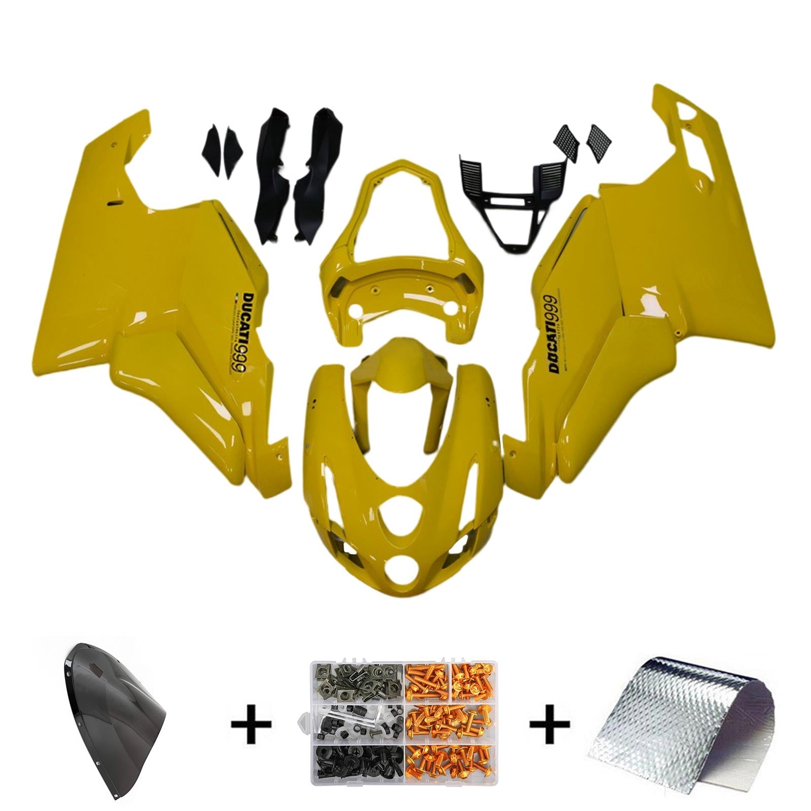 Amotopart Ducati 999 749 2003 2004 Kit Carénage Carrosserie ABS