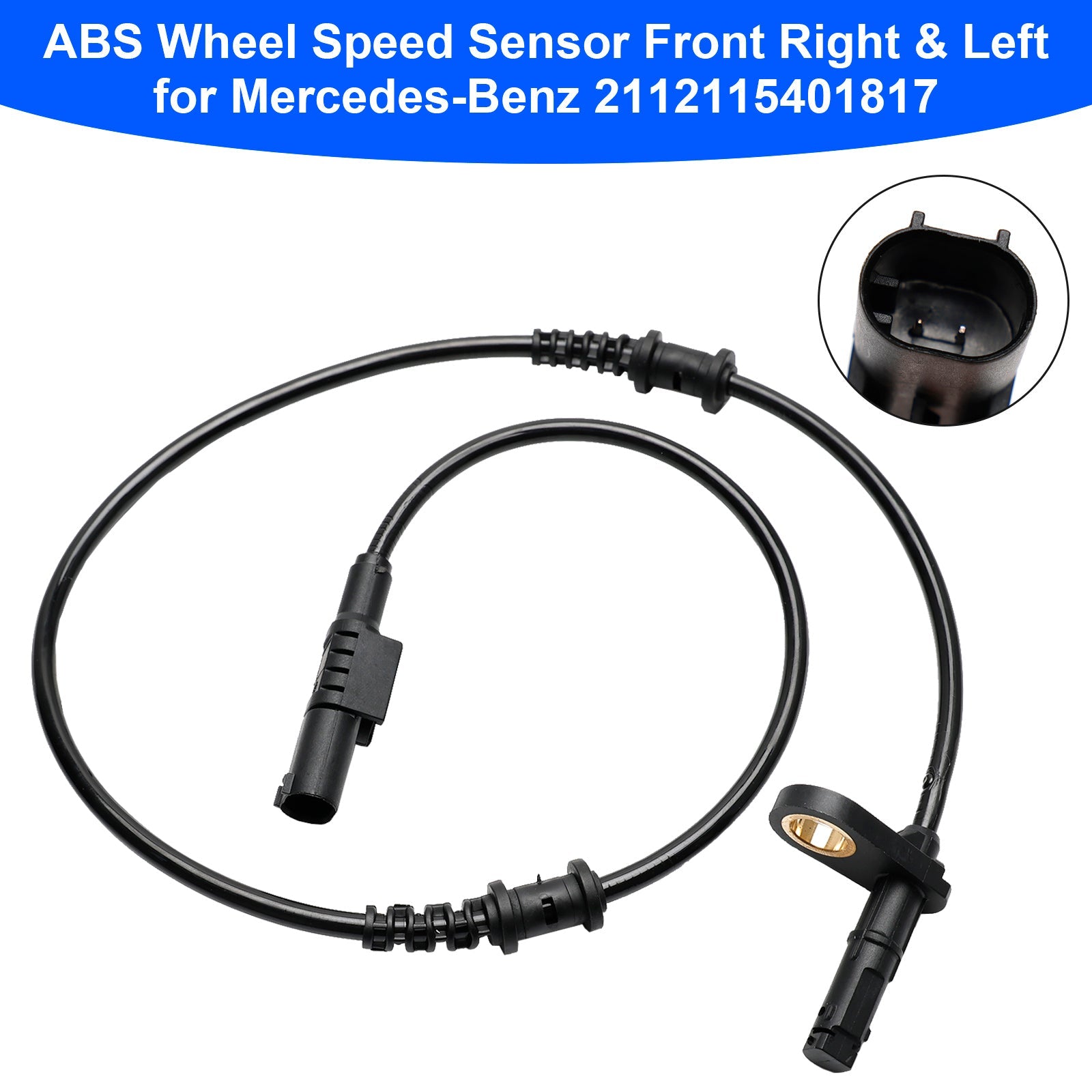Sensor de velocidad de rueda ABS delantero derecho e izquierdo para Mercedes-Benz 2112115401817