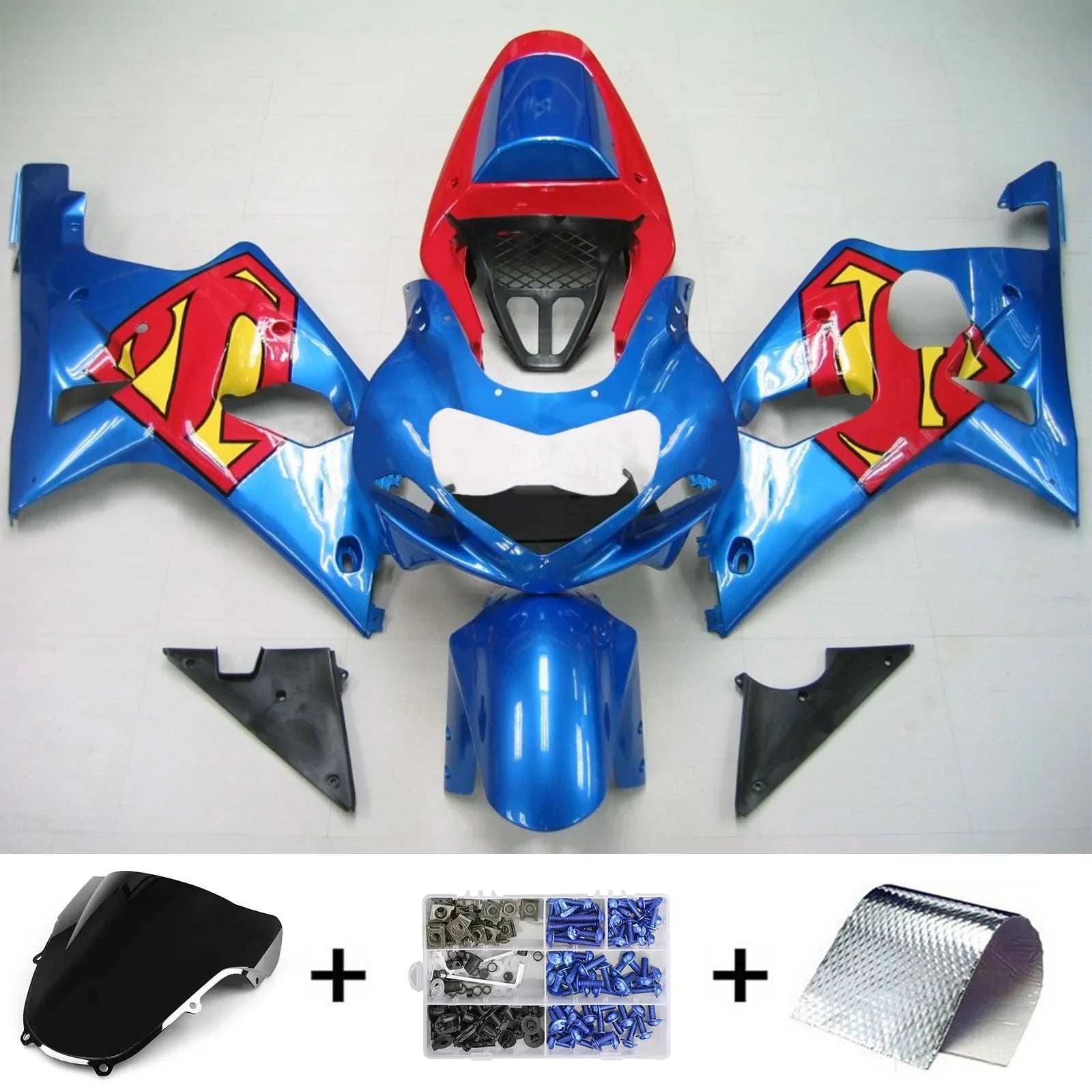 Amotopart Suzuki GSXR1000 2000-2002 K1 K2 suojasarja