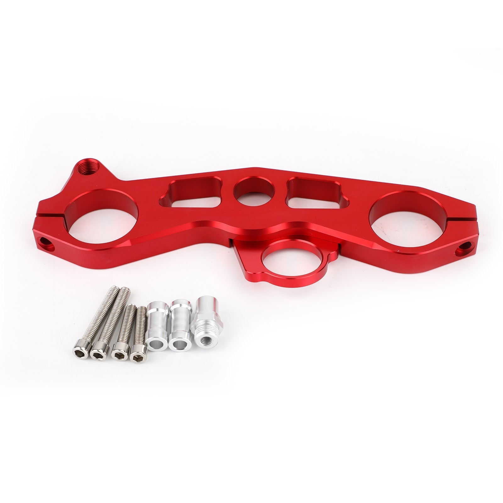 Abbassando la maglietta superiore per la forcella per Kawasaki Ninja ZX6R 09-12 Generico