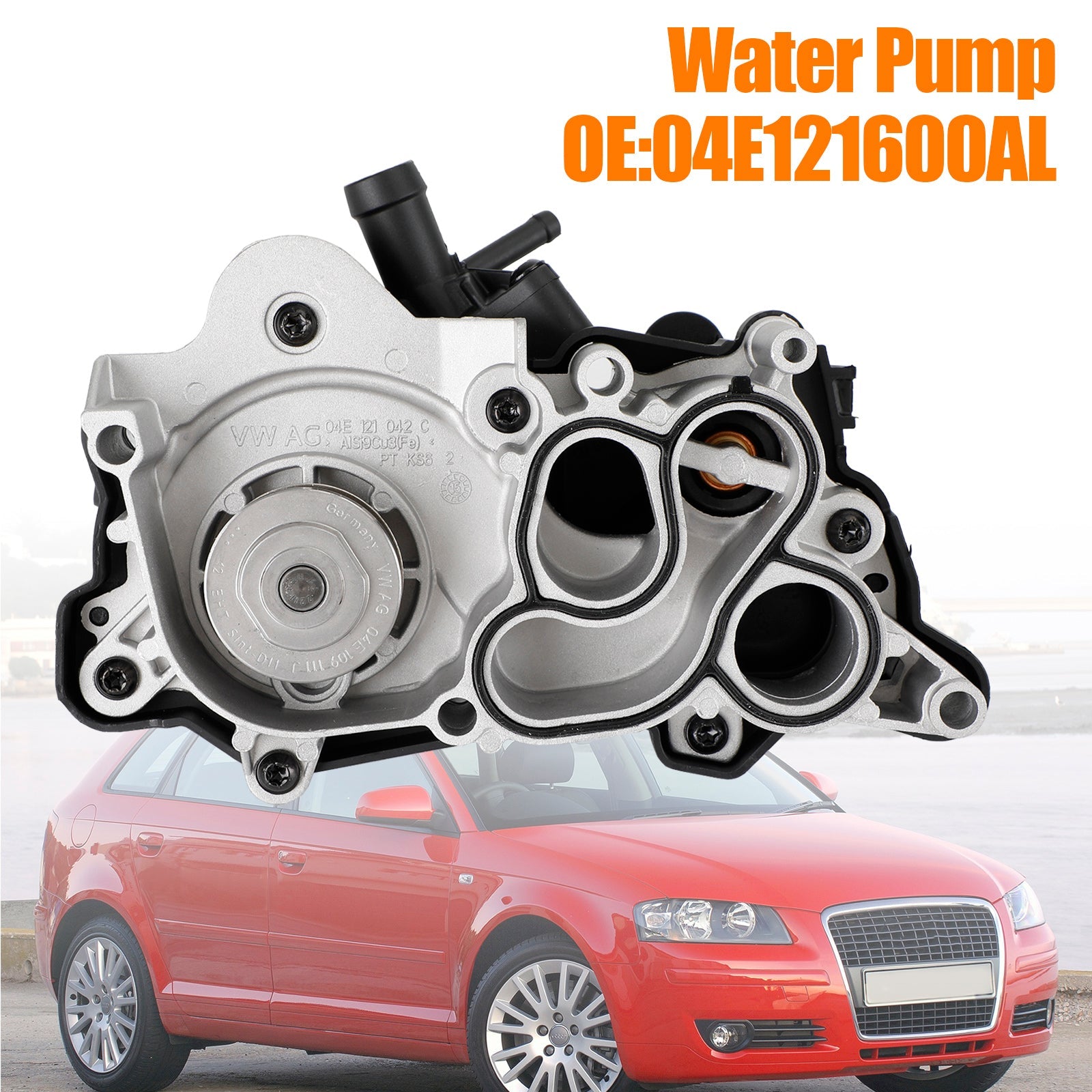 2011-2020 VW Jetta IV pompe à liquide de refroidissement ensemble de boîtier de pompe à eau 04E121600AL 04E121600BD