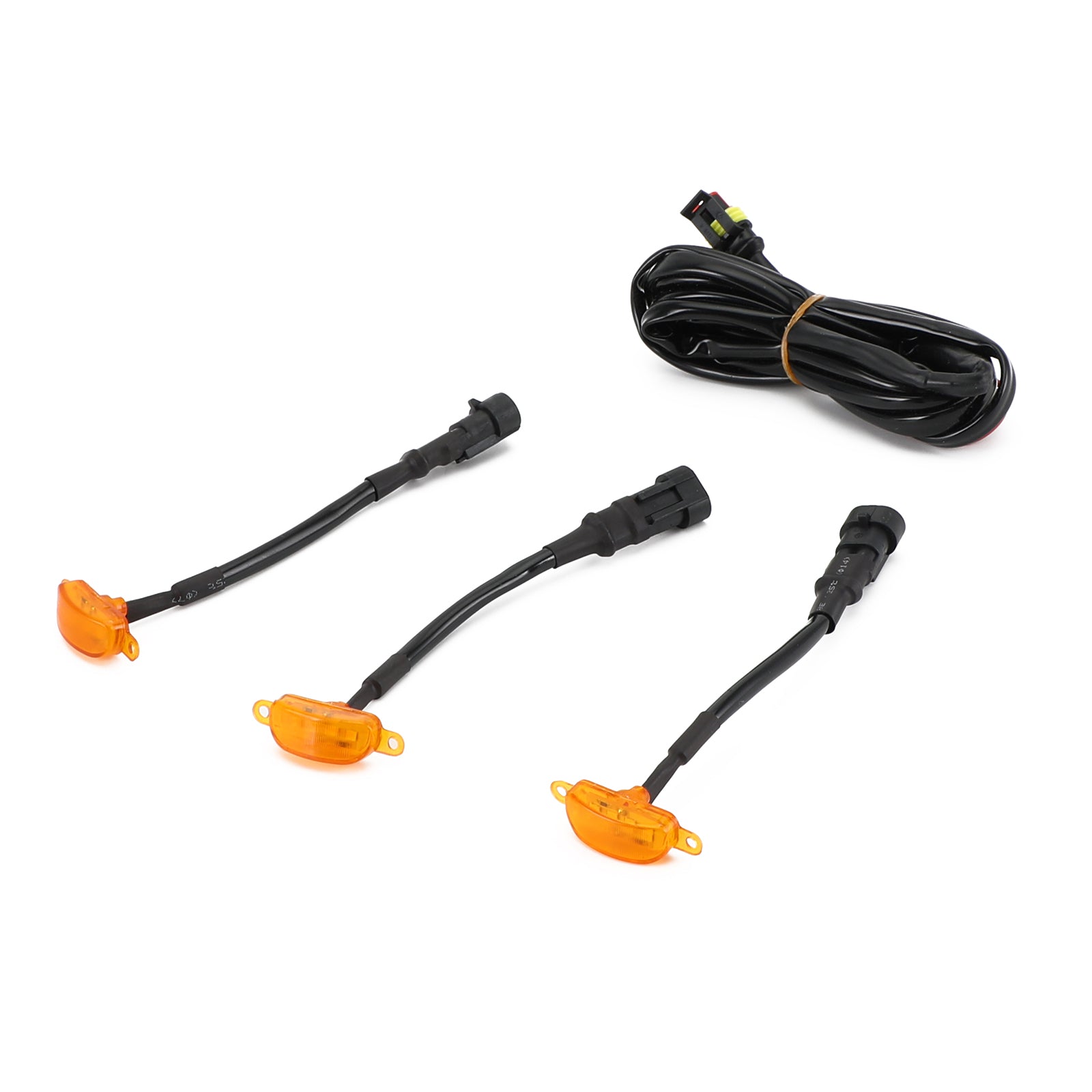 3 szt. Bursztynowa soczewka Bursztynowa lampa LED Raptor Grille Światła do jazdy dla Forda F-150 Generic