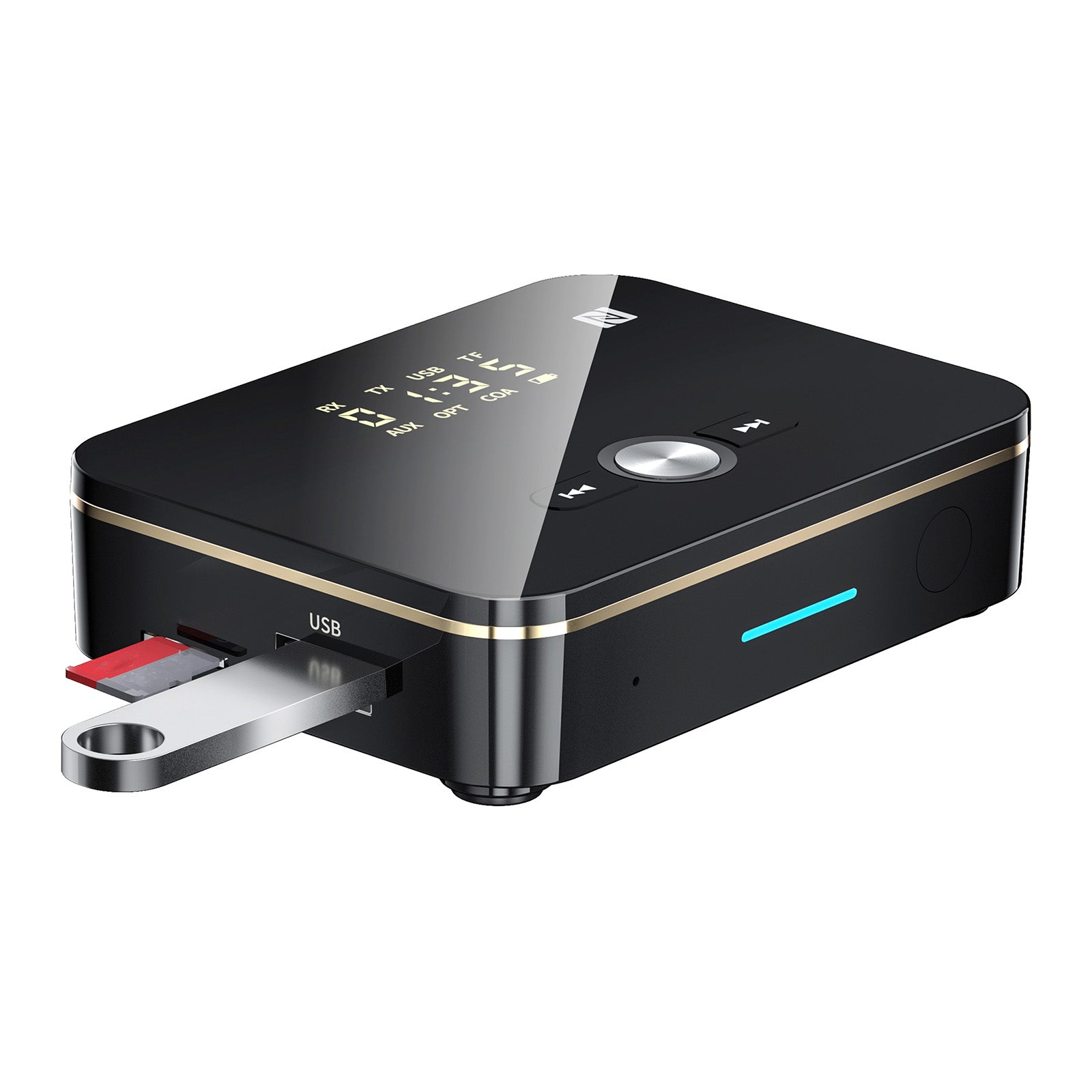 Nadajnik-odbiornik USB Bluetooth Bezprzewodowy adapter NFC 2 w 1 do stereo 2RCA