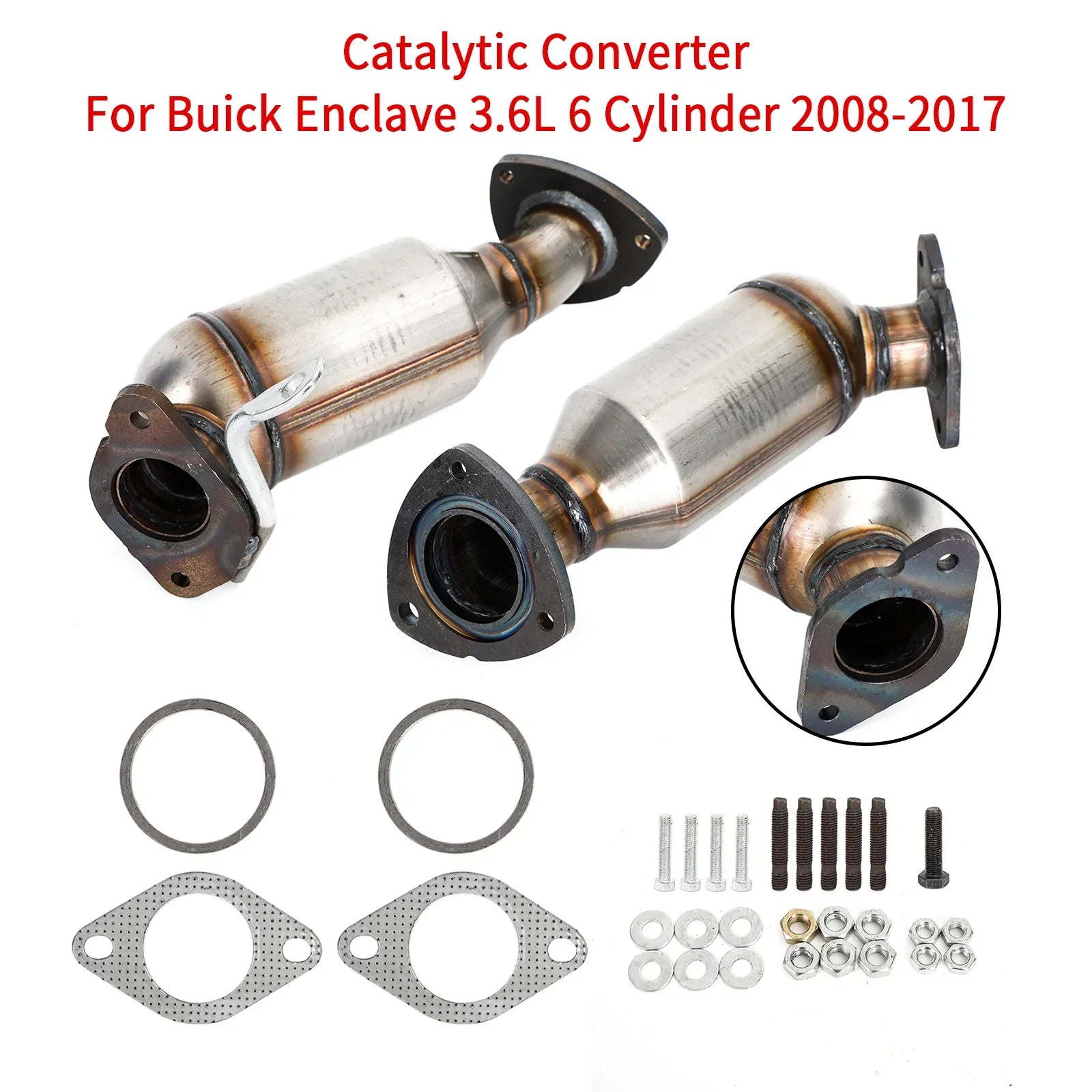 2007-2017 GMC Acadia 3.6L 6 Cilinder Katalysator Bank1 & Bank2