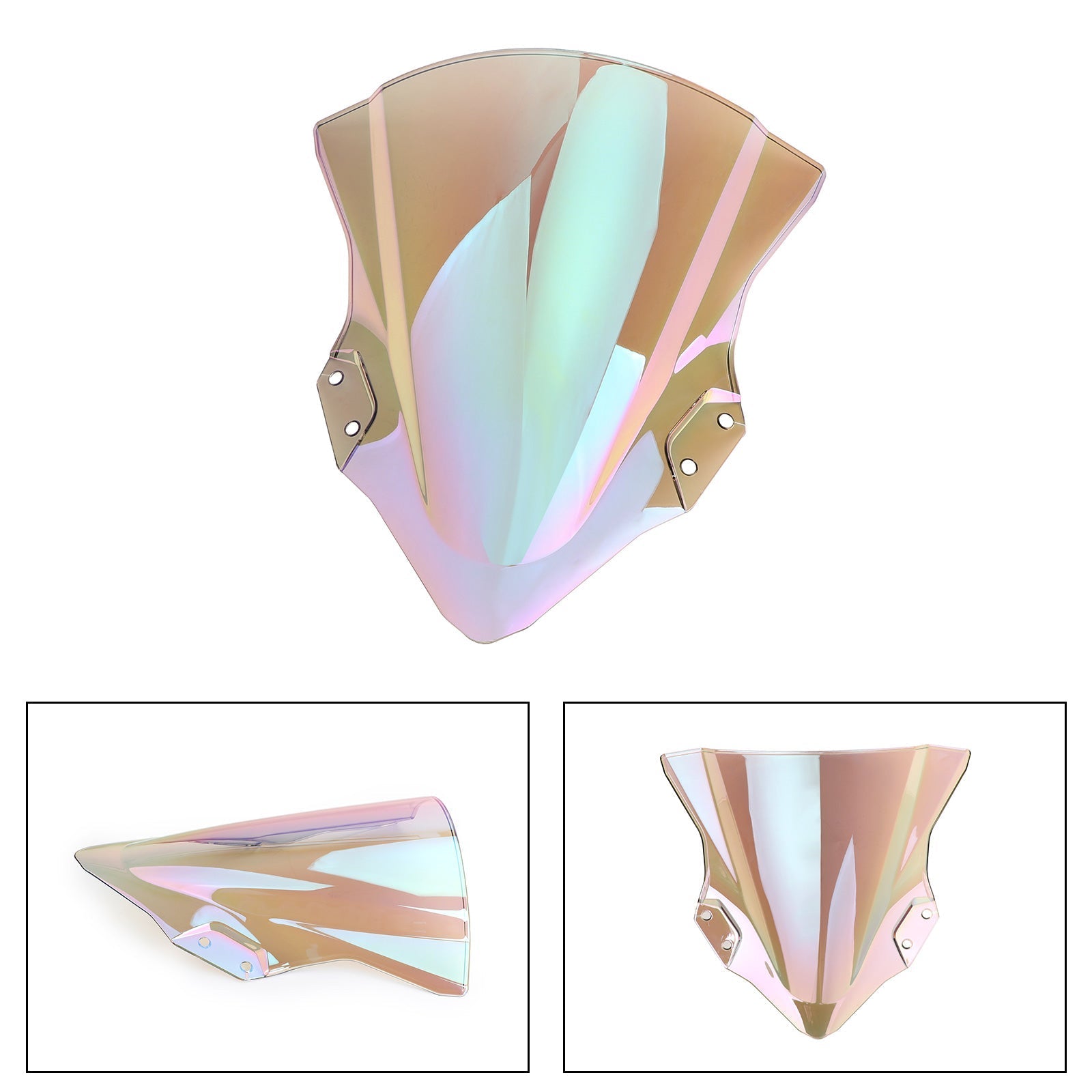 Parabrezza motociclistico in plastica ABS per kawasaki 2018-2022 ninja 400 generico