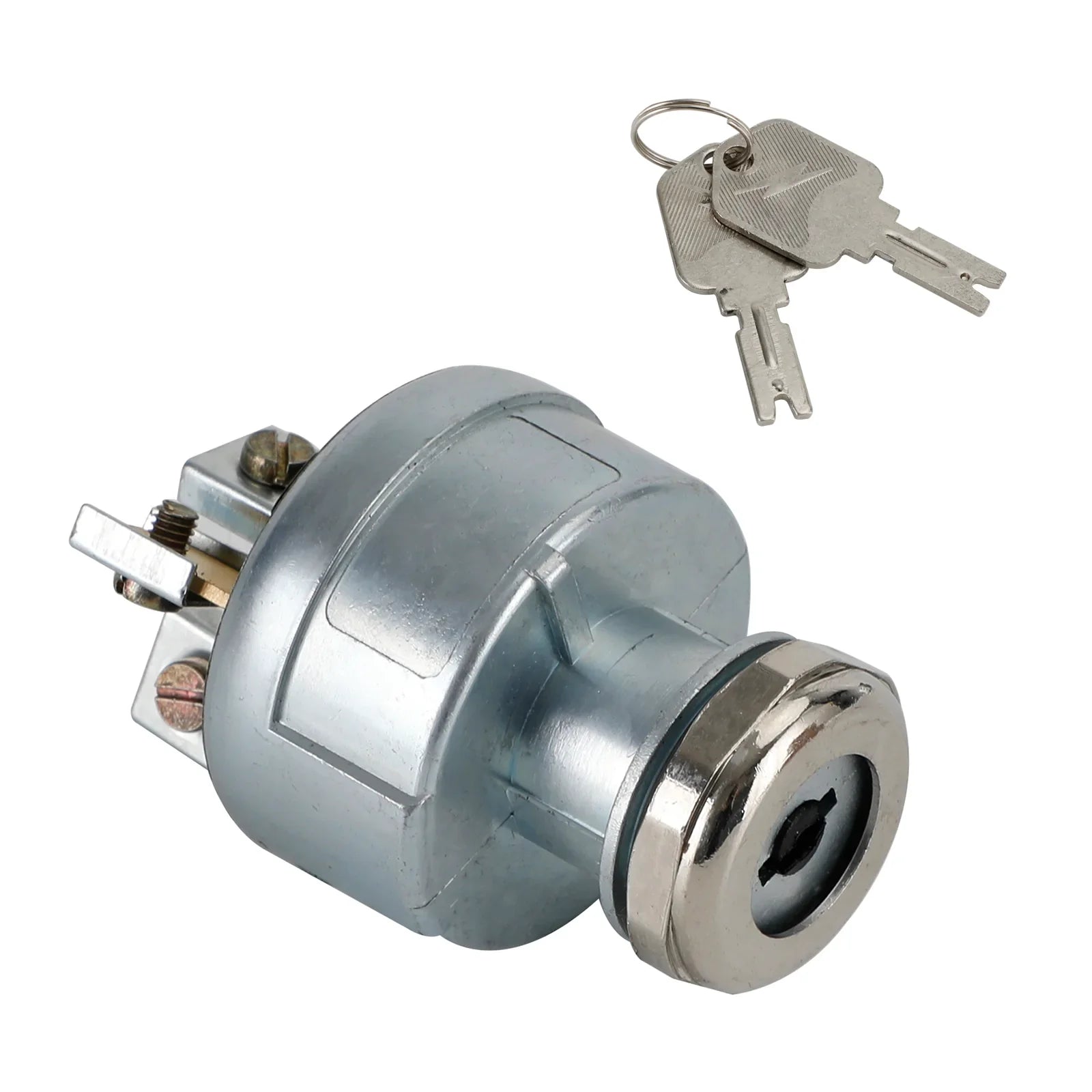 Interruptor de encendido para carretilla elevadora Clark 1723186 2339413 272041 7004210 con 2 llaves