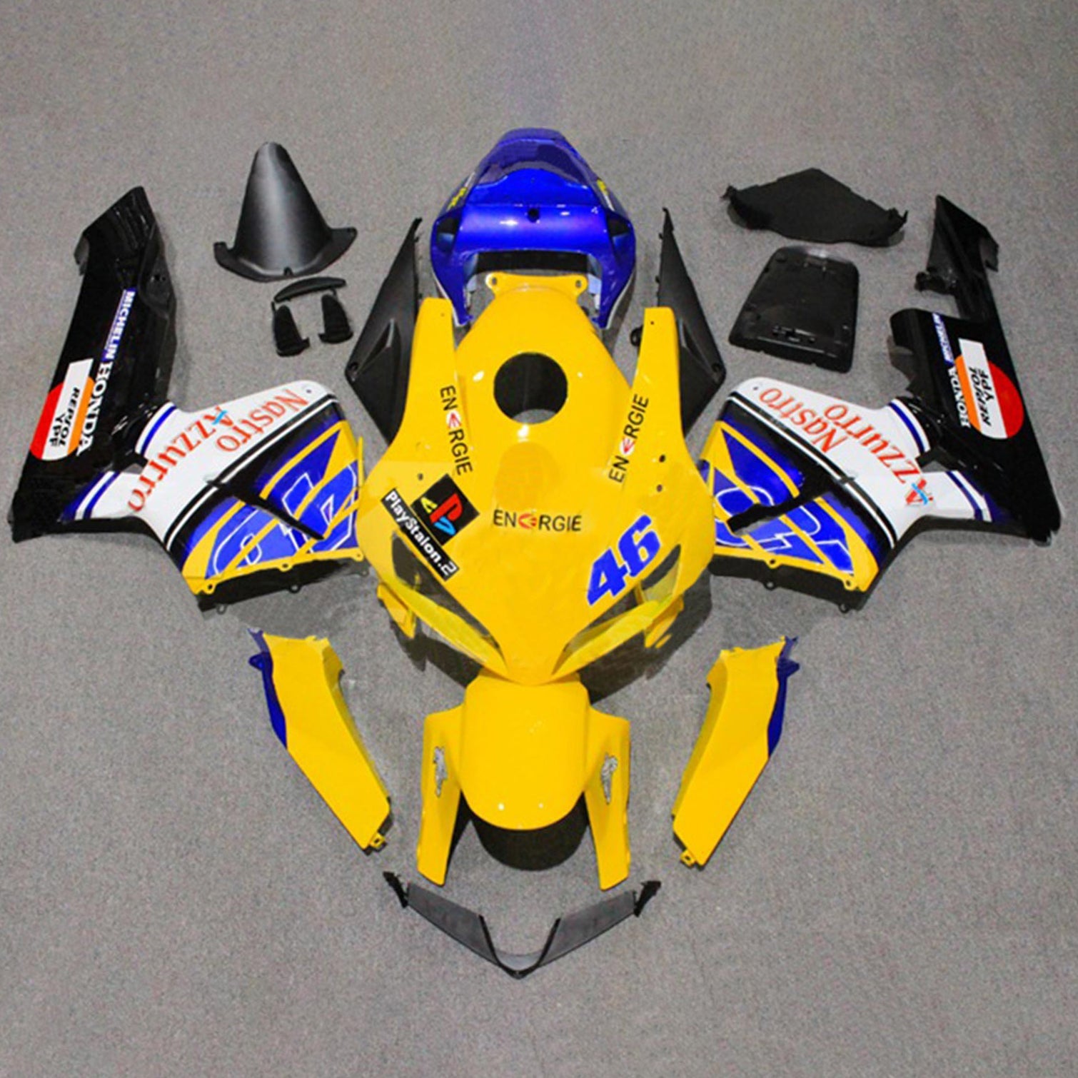 Amotopart Honda CBR600RR 2005-2006 F5 ABS muovinen korin suojasarja