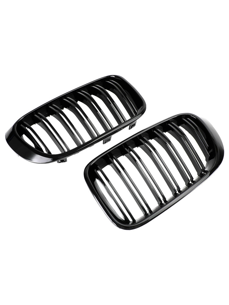 BMW X3 X4 F25 F26 2014-2017 Glanzend zwarte voorbumpergrille