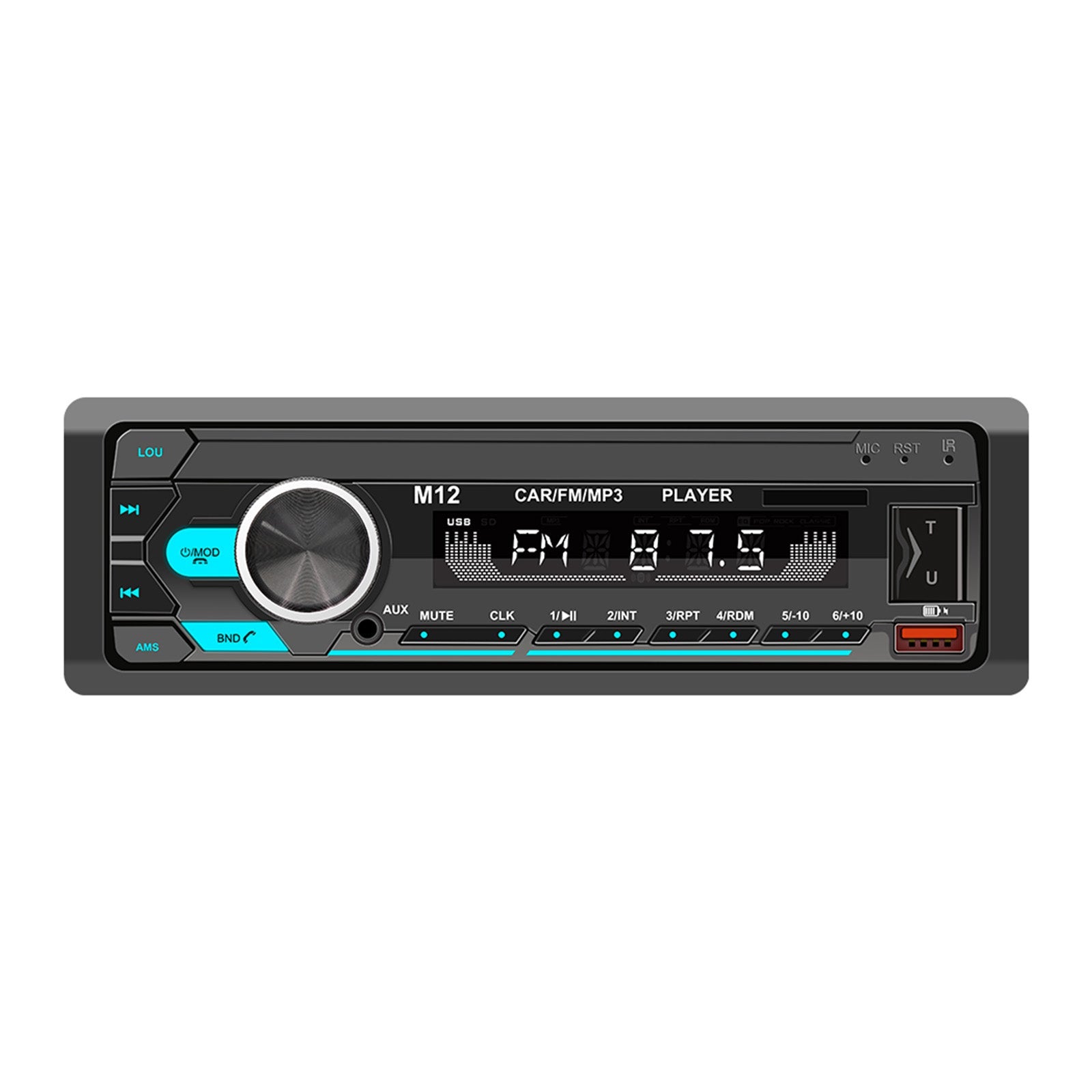 AI smart Bluetooth Stereo Radio FM Car MP3 Player Positionnement pour trouver une voiture