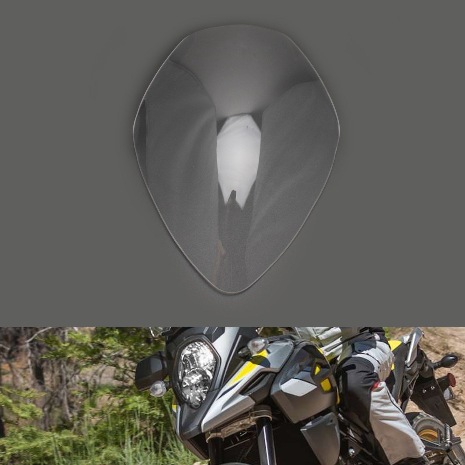 Bescherming van de vuurtorenlens voor Suzuki V-Strom 1000 17-20 650 17-21 generieke rook