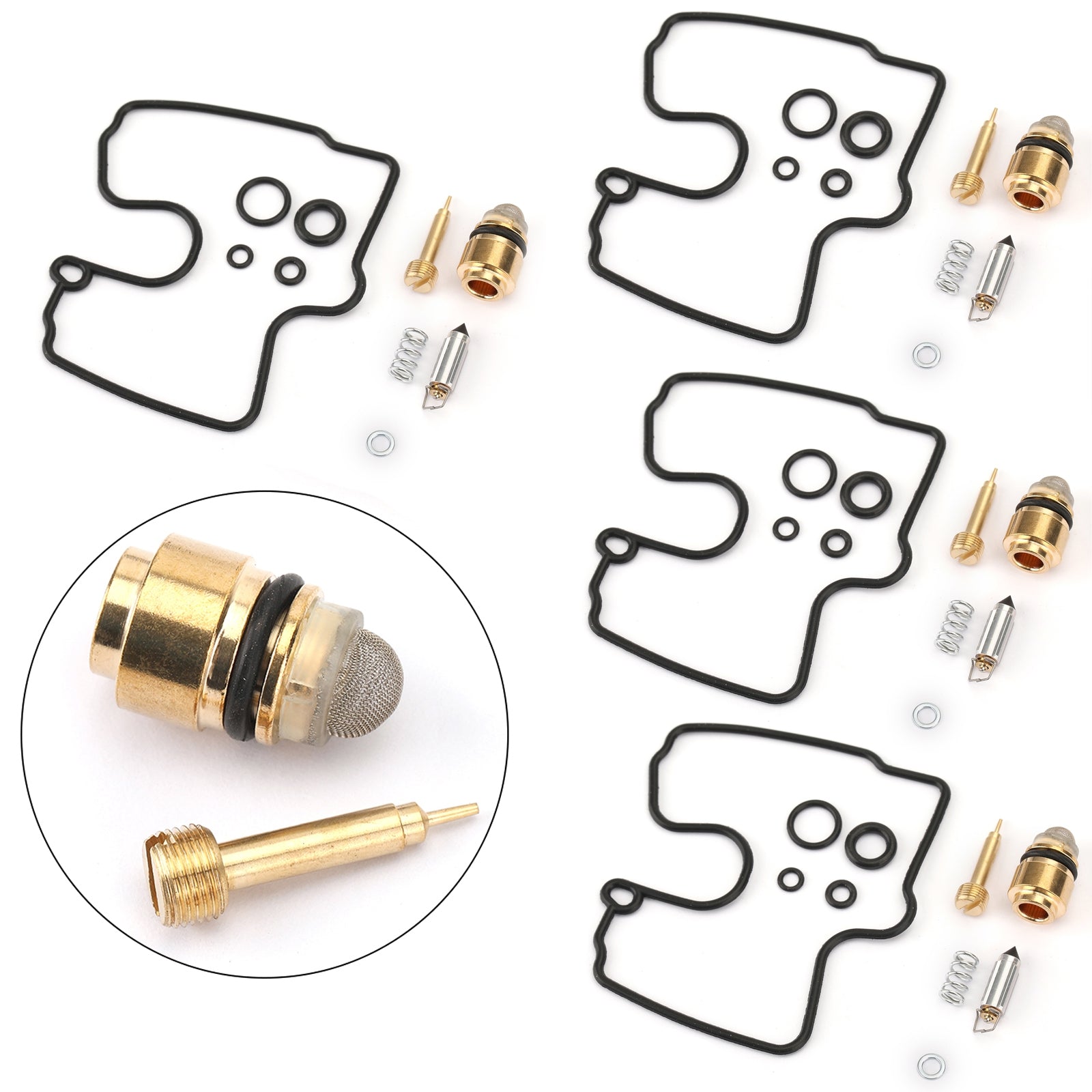 4 komplet za obnovo popravil uplinjača za Kawasaki ninja ZX-6R ZX6R ZZR 600 05-08 generic