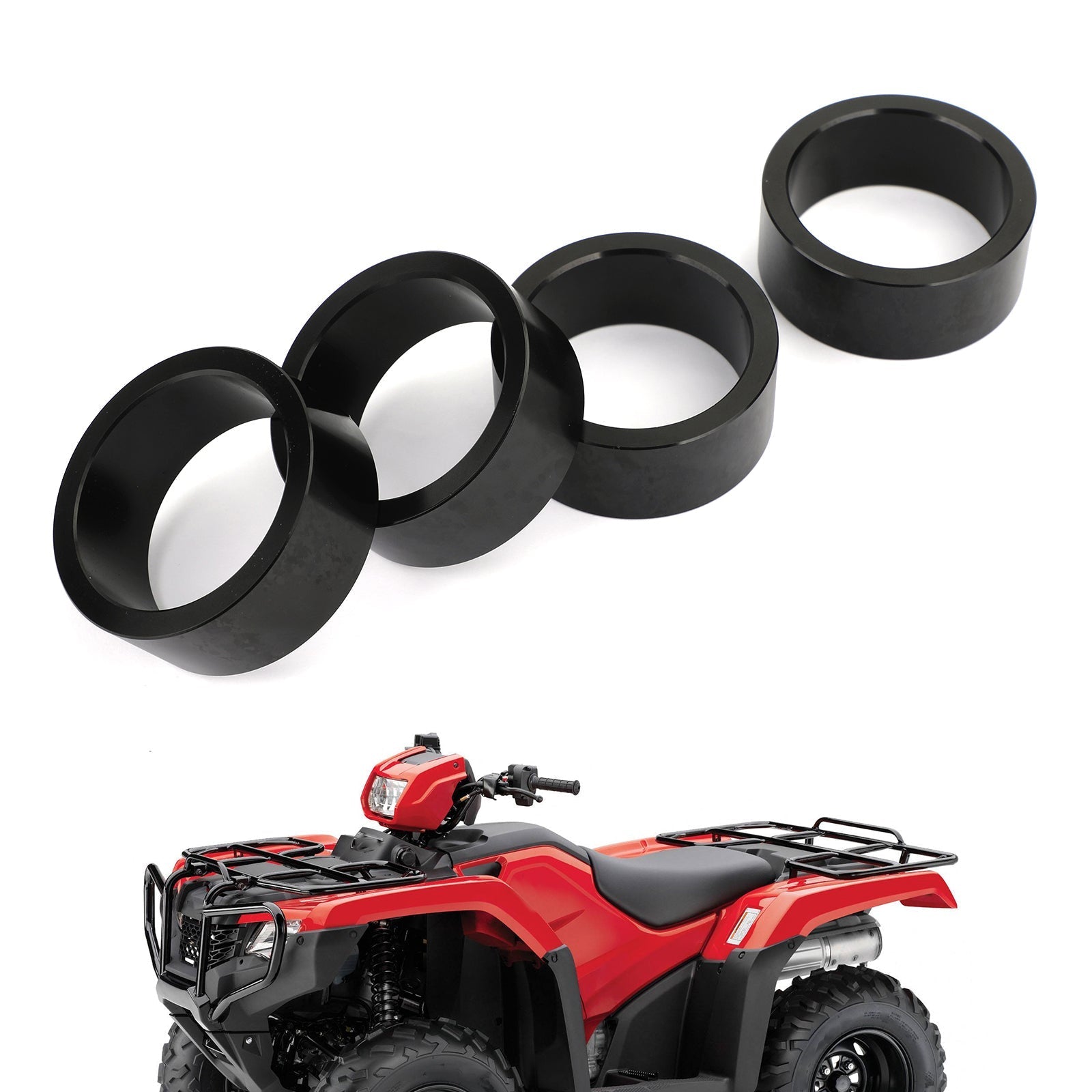 6.3 cm Honda Rancher Recon 230 250 300 350 420 420 Kit espaciador de elevación para bicicletas de montaña
