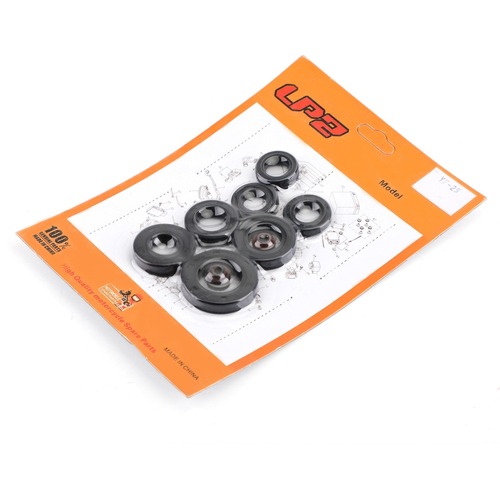 9-delige motoroliekeerringset voor Honda XL200R XL185 XL185S 1979-1993 Generiek