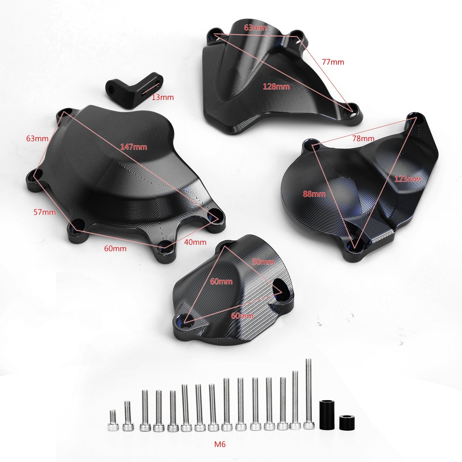 Aluminiowy silnik kapturowy dla BMW S1000RR 19+ S1000XR 20+ Tytan Generic