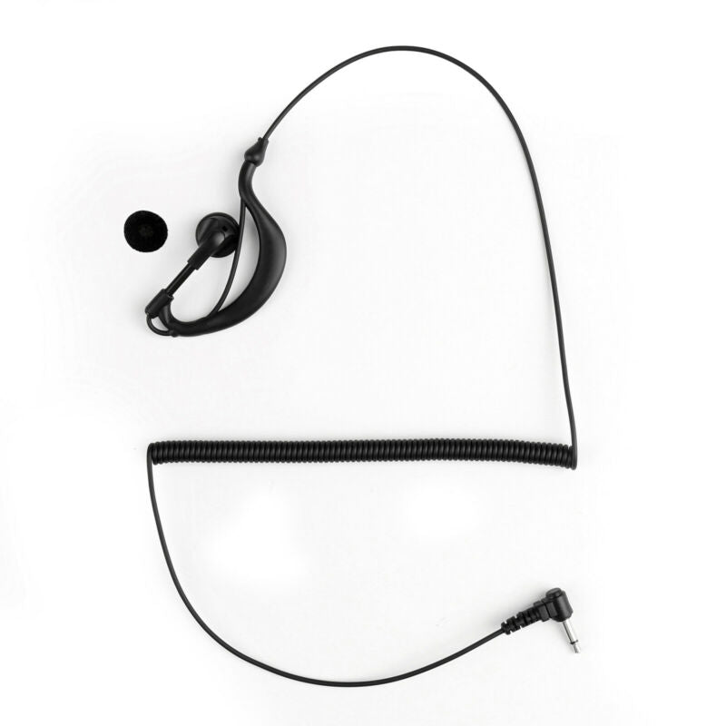 Luister naar de 3,5 mm microfoon G -vorm, alleen oortelefoon headset voor Motorola Radio -luidspreker