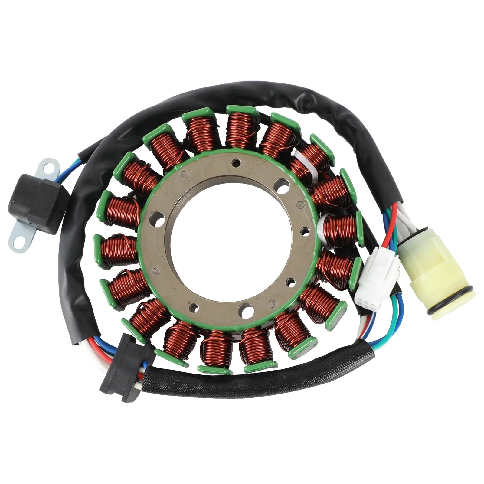 Magneto Statore + Raddrizzatore di Tensione + Guarnizione per Yamaha Big Bear 400 YFM400 00-01 Fedex Express Generico