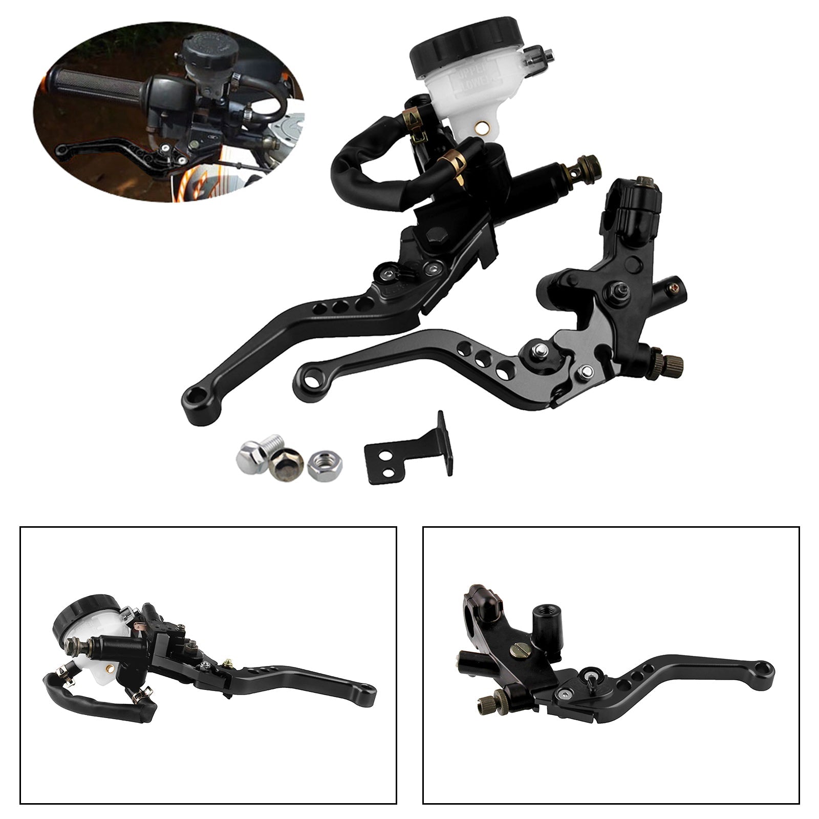 Univerzalne ročice za rezervoar za zavorne sklopke pred 7/8 '' 22 mm generike