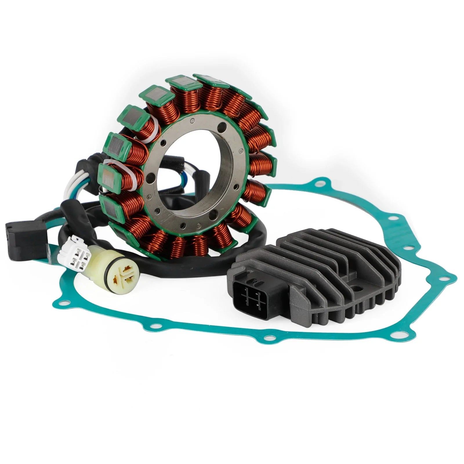 Yamaha YFM660 Grizzly YXR660 Rhino Magneto Stator+Redresseur de Tension+Joint Générique
