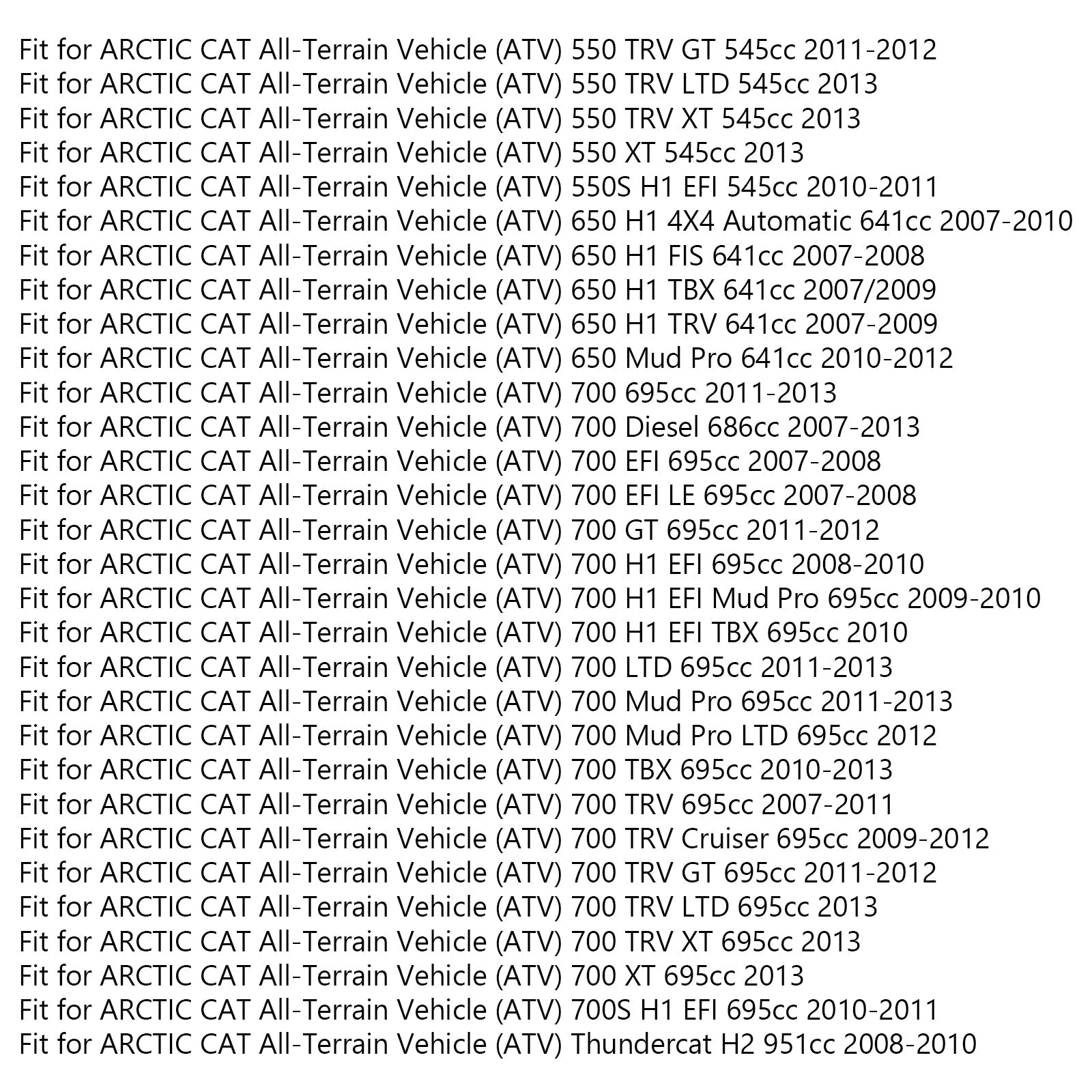Nuevo interruptor de relé de solenoide de arranque para Arctic Cat 1000 400 450 500 550 650 700 genérico