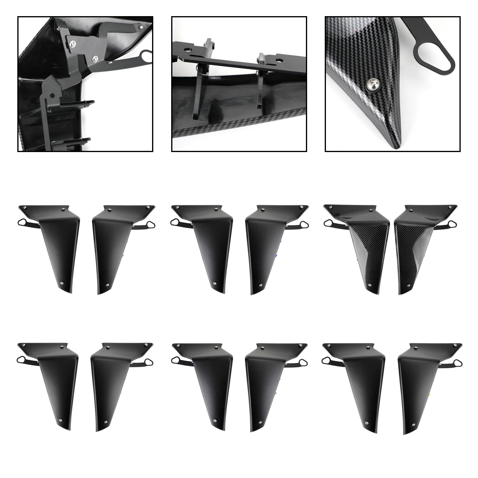 Aerodynamische vleugel-deflector Yamaha MT-09 SP FZ 09 2021-2022