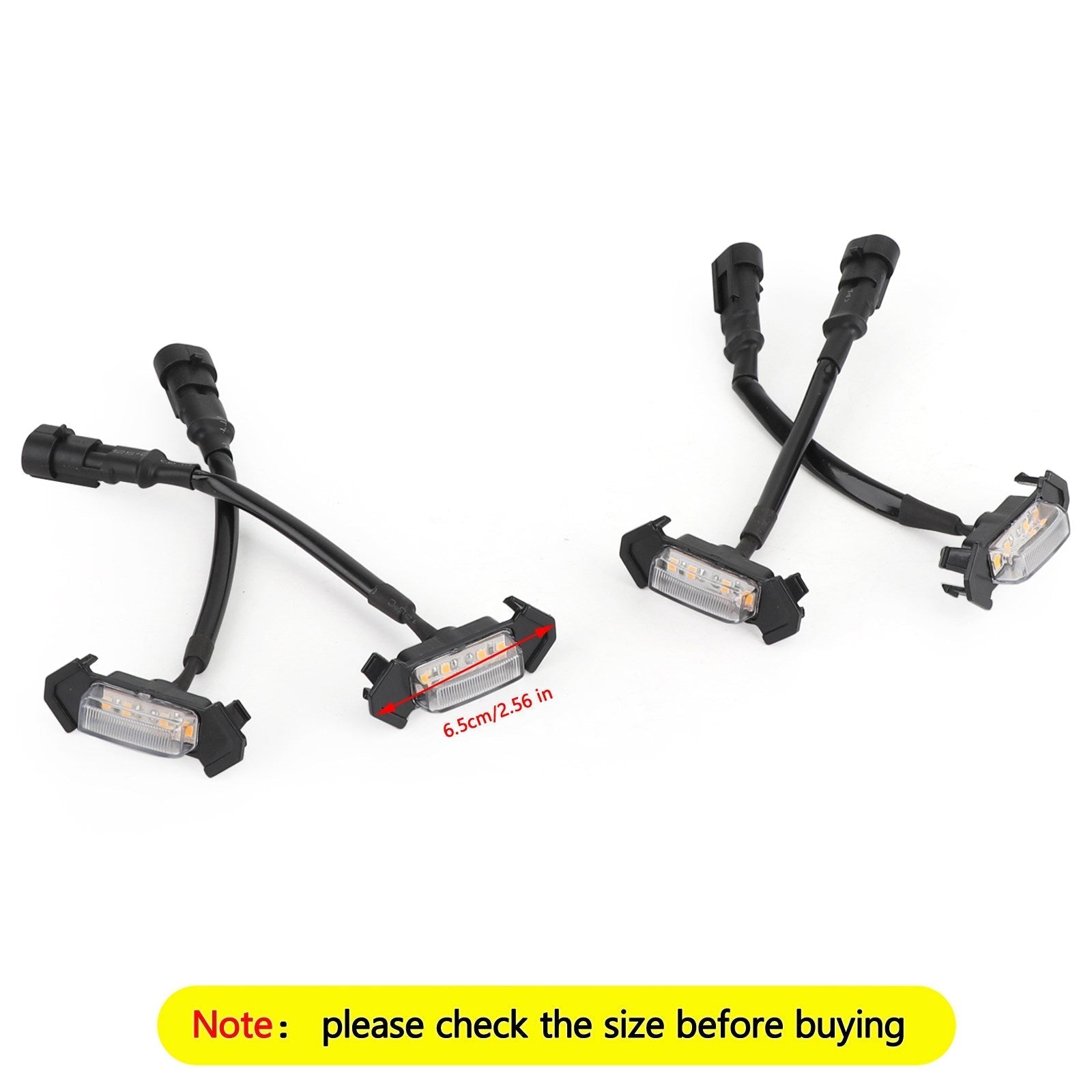 4 stks/set LED Verlichting voor Tacoma 2016-2020 Voorbumper Grille PT228-35170 Generiek Helder