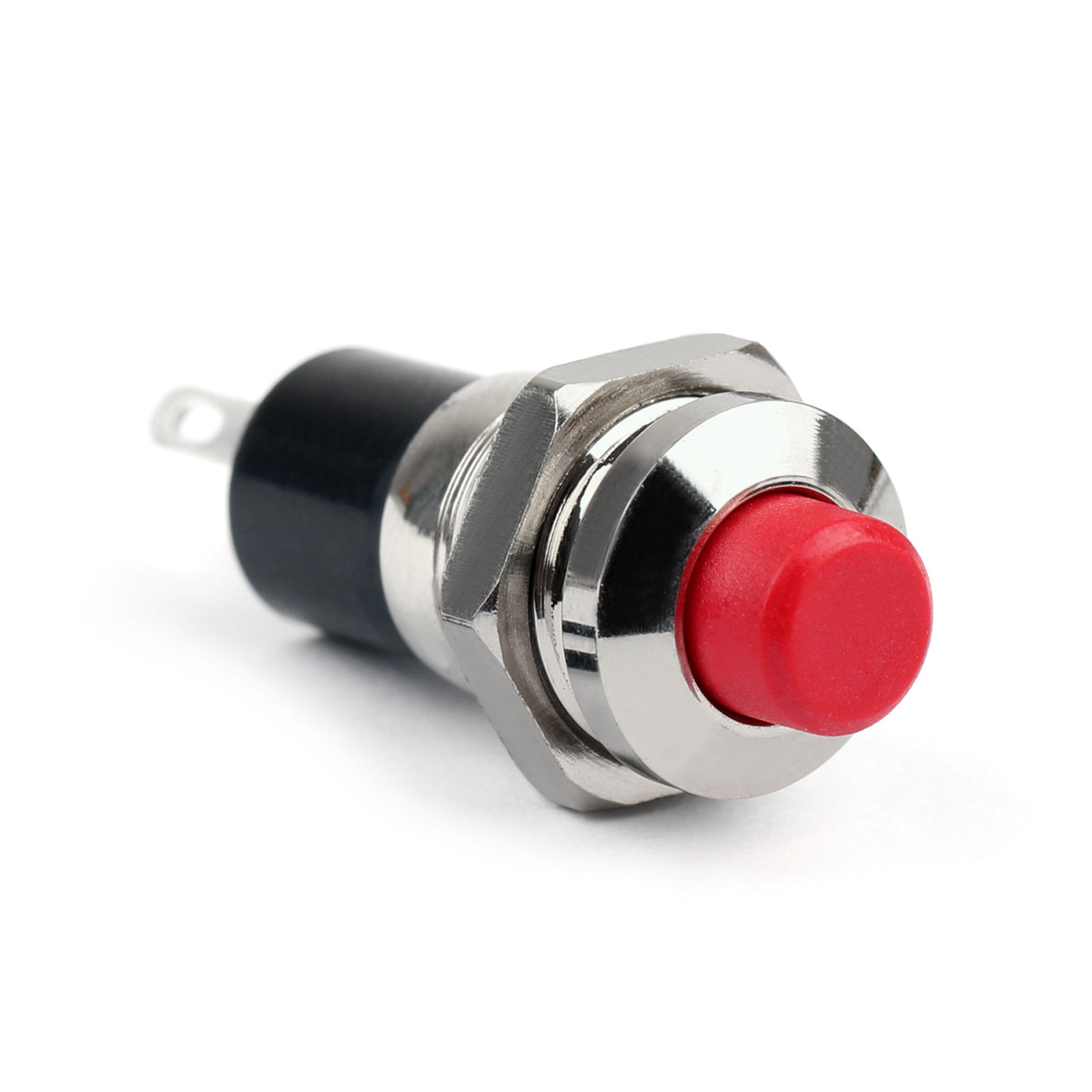 Nuova mini mini PPST Pusher Momentana N/O Accensione ON/OFF 10 mm R/B Stop per auto/barca