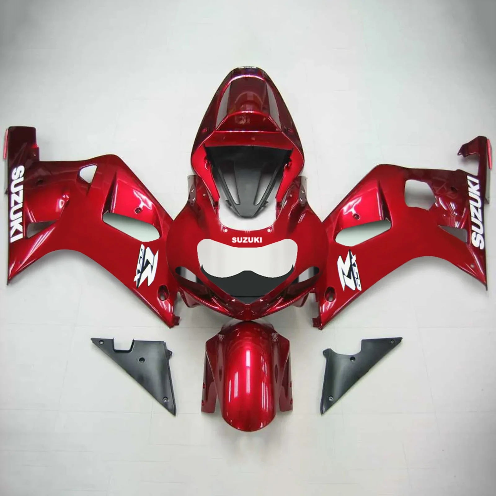 Amotopart Suzuki GSXR750 2001-2003 Kit carenatura carrozzeria in plastica ABS