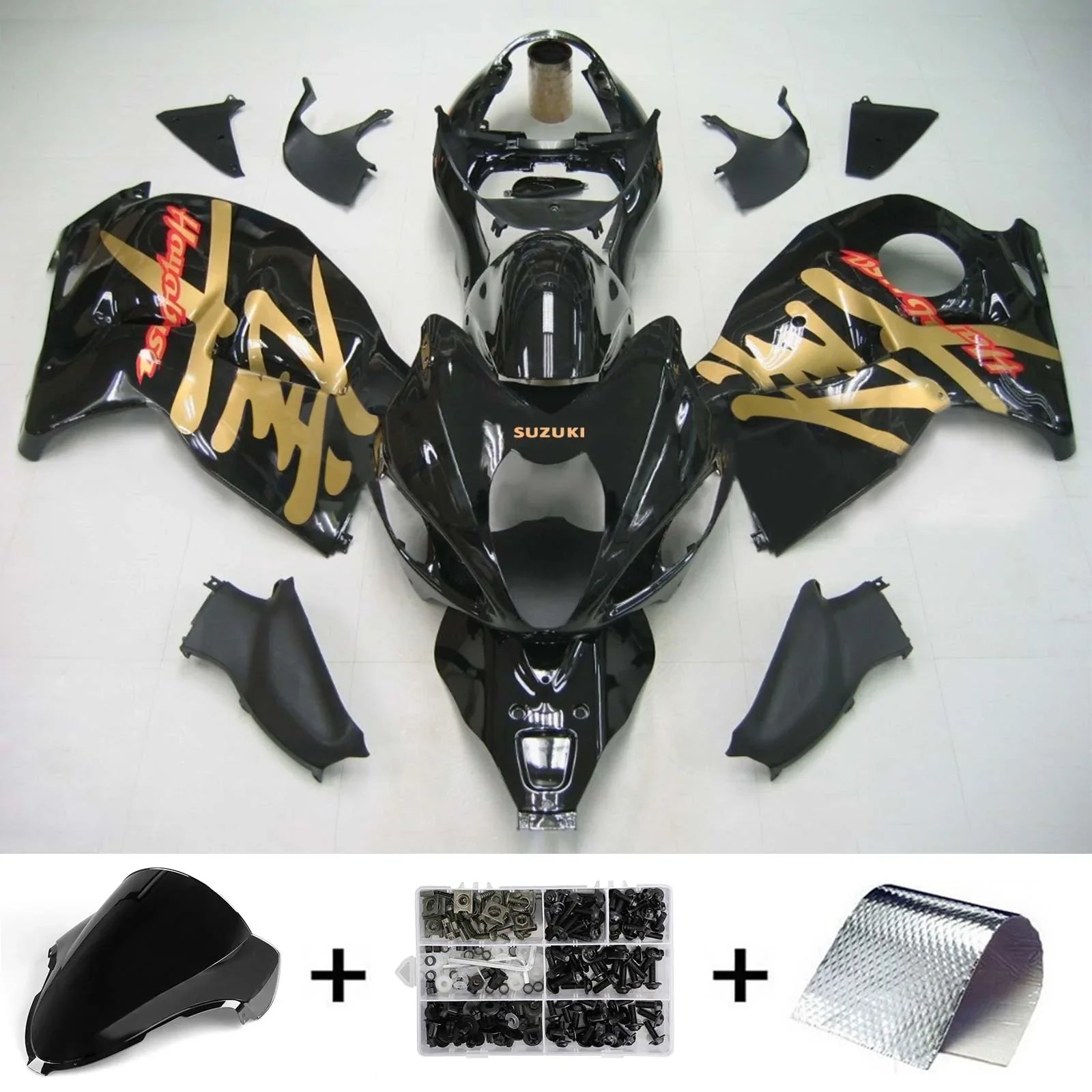 Amotopart Suzuki Hayabusa GSXR1300 1999-2007 ABS kunststof carrosseriekuipset