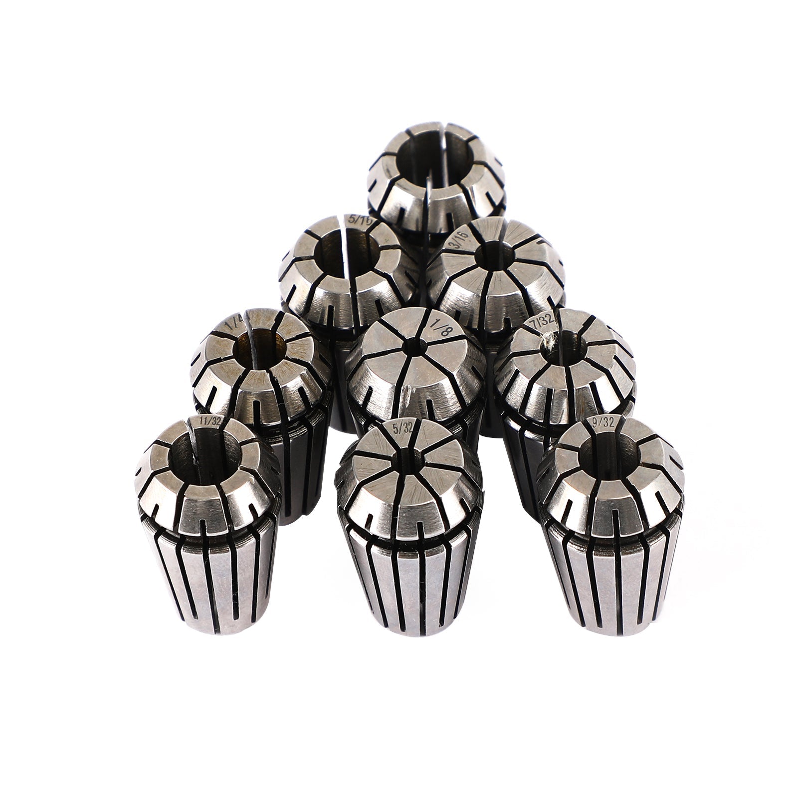 9 szt. ER16 tuleja sprężynowa 1/8 "-3/8" do frezarki CNC narzędzie tokarskie grawerka