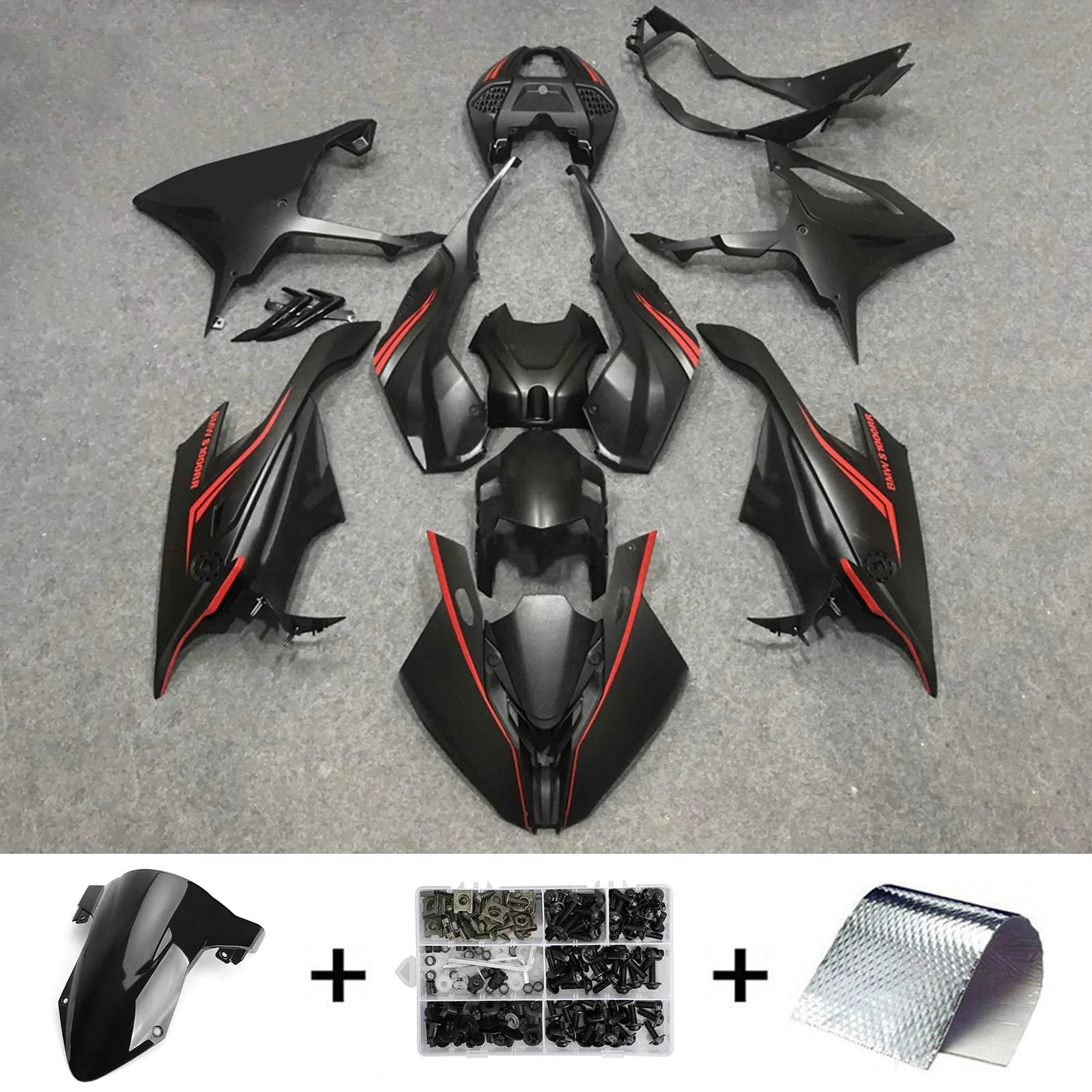 Kit de carenado Amotopart para BMW S1000RR 2019-2022 Genérico