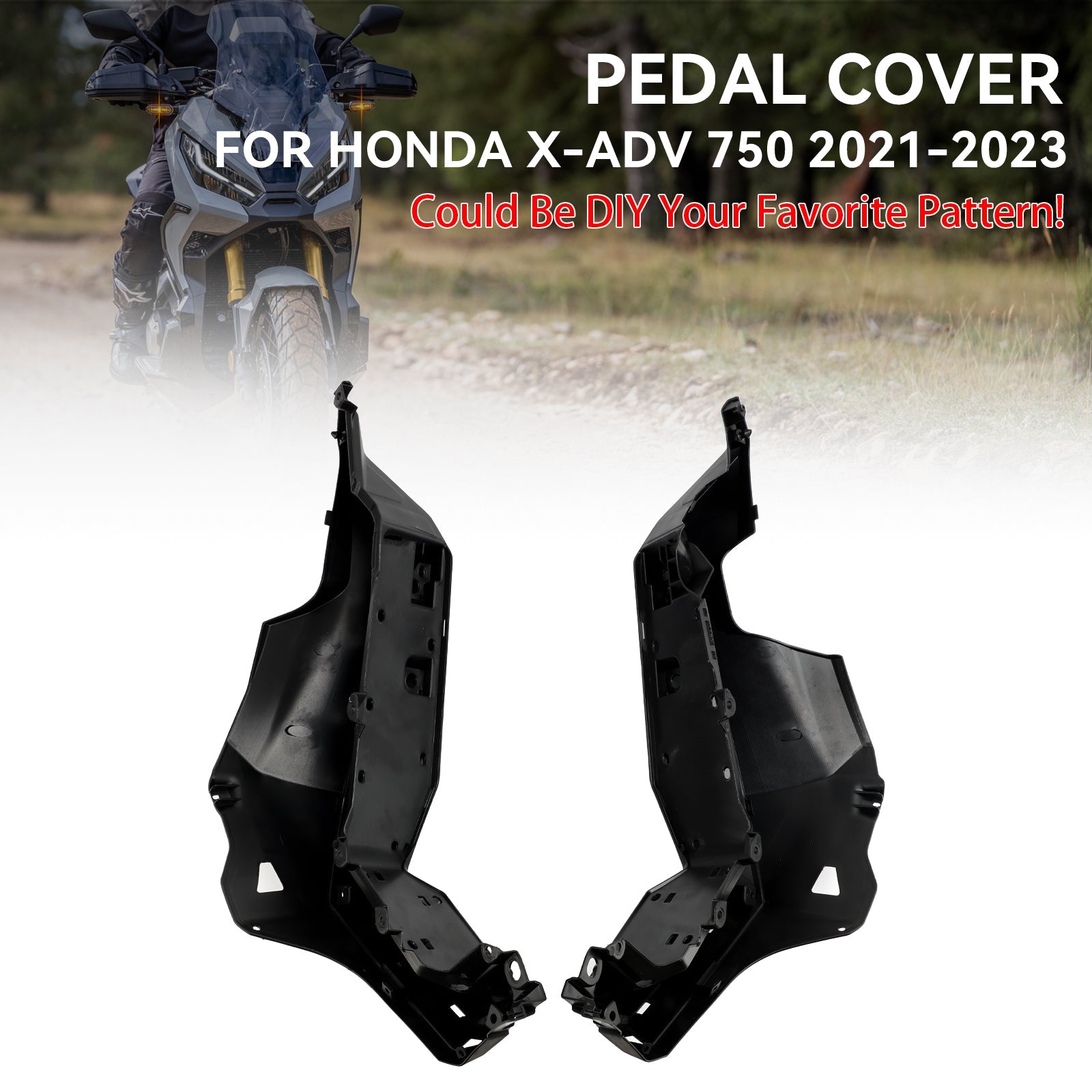 Honda X-ADV 750 2021-2023 Carénage de carrosserie ABS Moulage par injection non peint