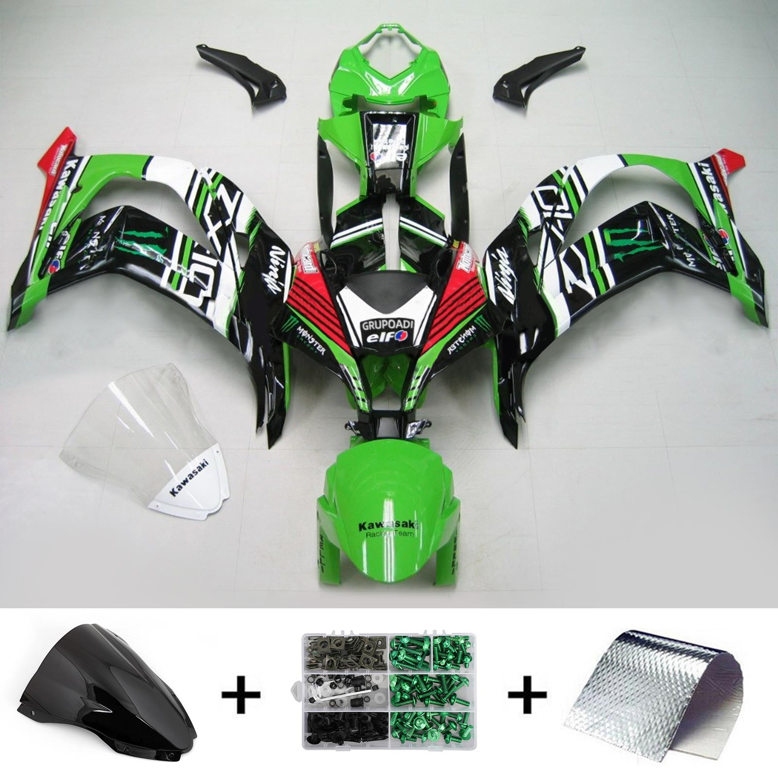 Amotopart Kawasaki ZX-10R ZX10R 2021-2023 komplet karoserije ABS