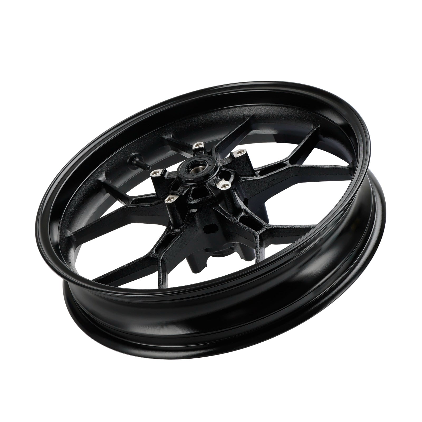 Jante Billette Haut de Gamme - Avant pour Honda CBR650R 2019-2023 - Finition Peinte Noire