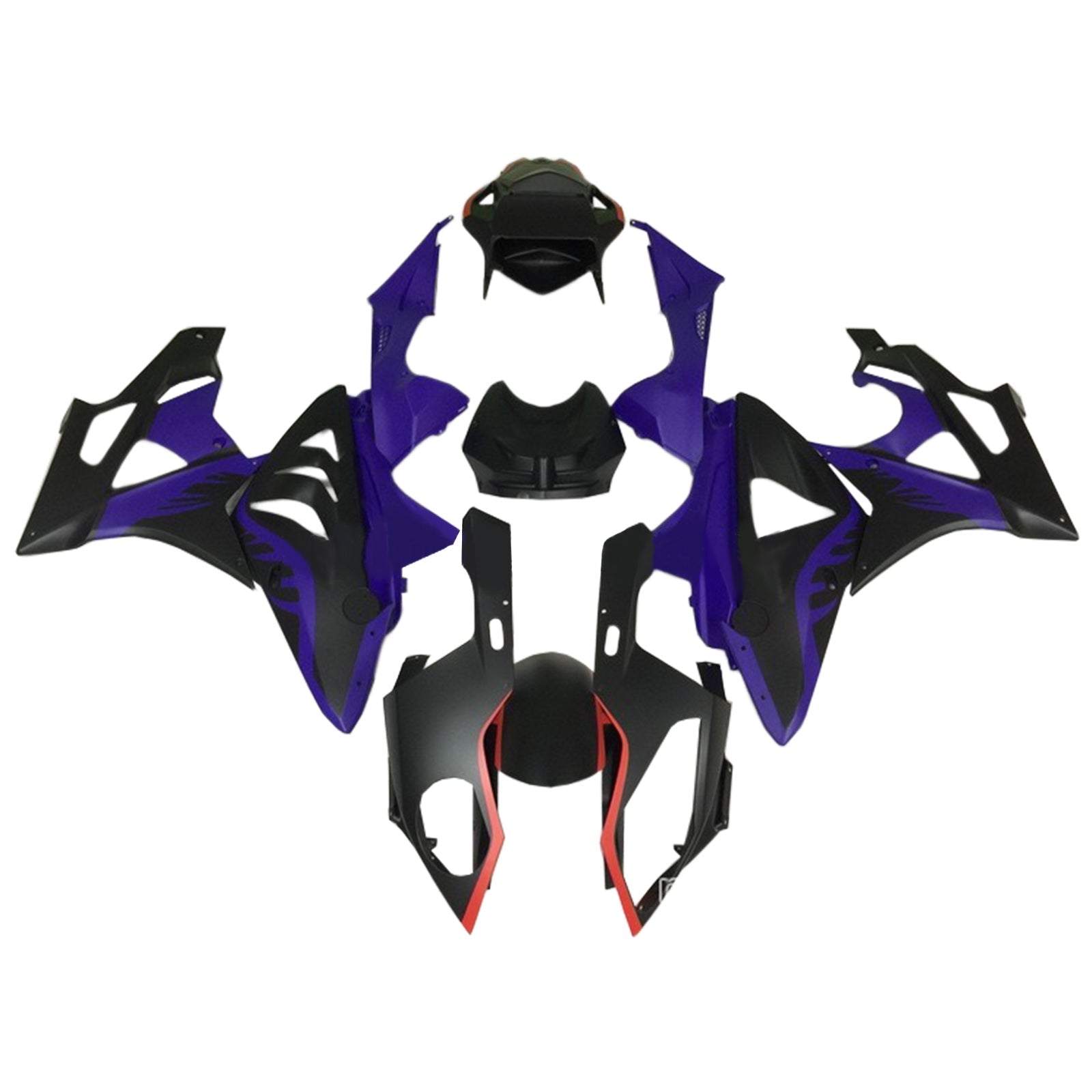 Amotopart BMW S1000RR 2009-2014 Kuipset Carrosserie ABS Kunststof