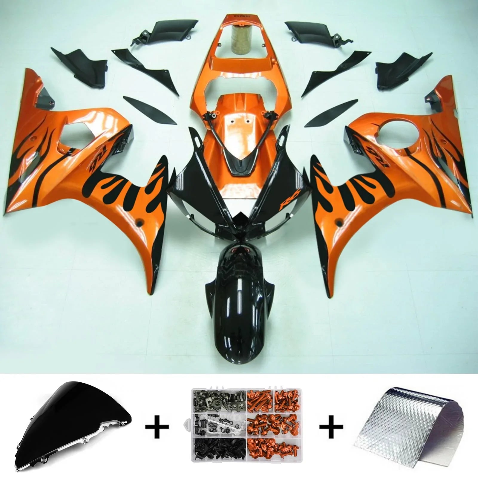 Amotopart Sealing Kit za Yamaha YZF 600 R6 2005 generic