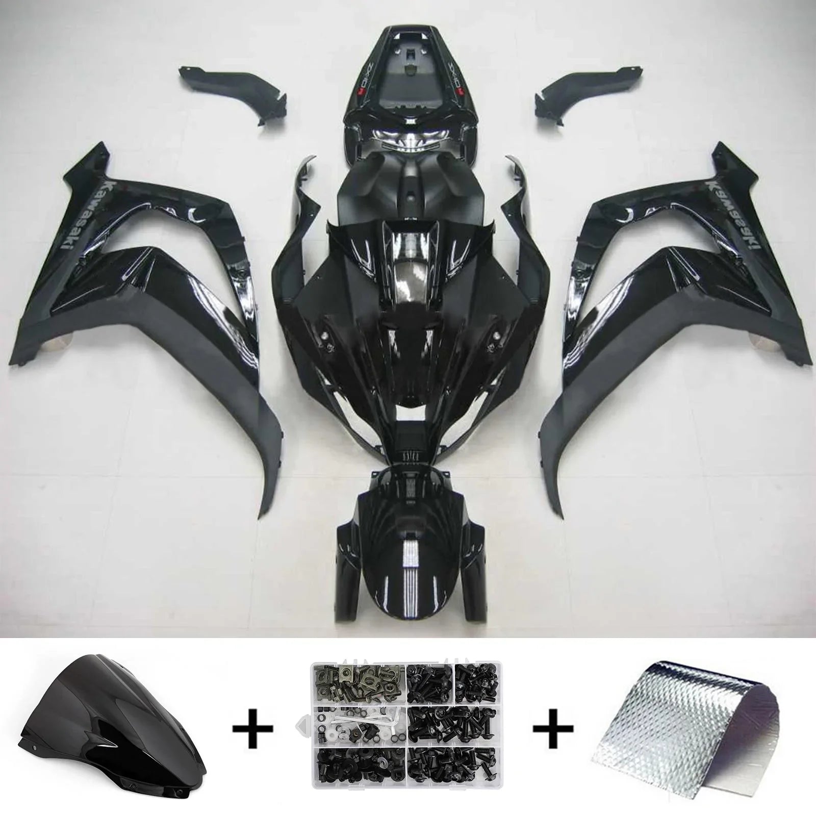 Amotopart Kawasaki ZX10R 2011-2015 ABS kunststof carrosseriekuipset
