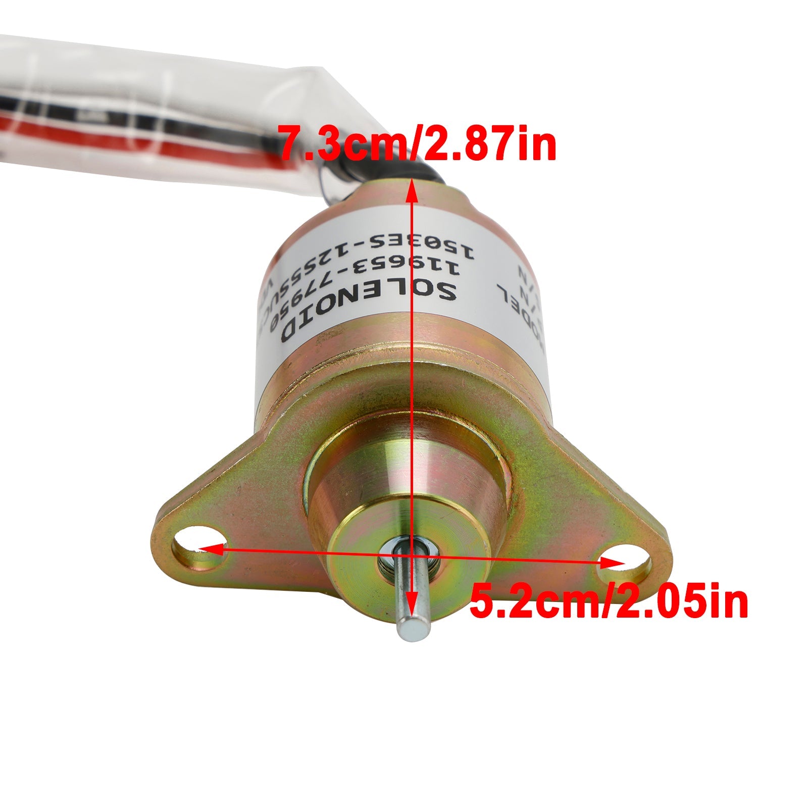 Válvula solenoide de cierre de combustible para Yanmar 1503ES-12S5SUC5S 119653-77950