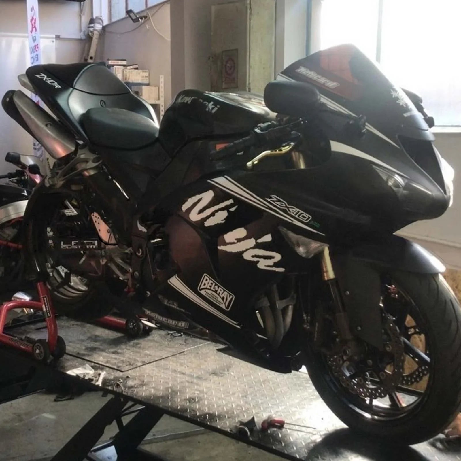 Kit de carénage Amotopart pour Kawasaki ZX10R 2006-2007 Générique