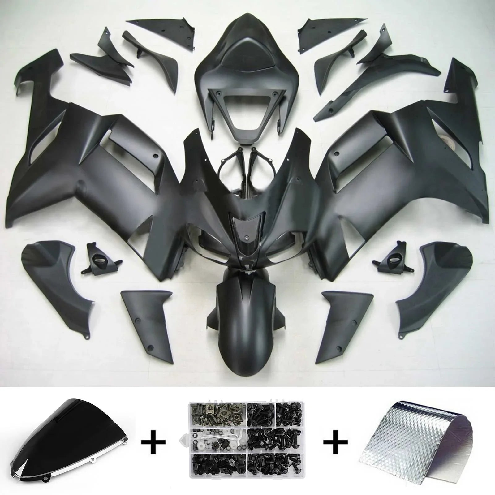 Amotopart kuipkit voor Kawasaki ZX6R 636 2007-2008 Generic