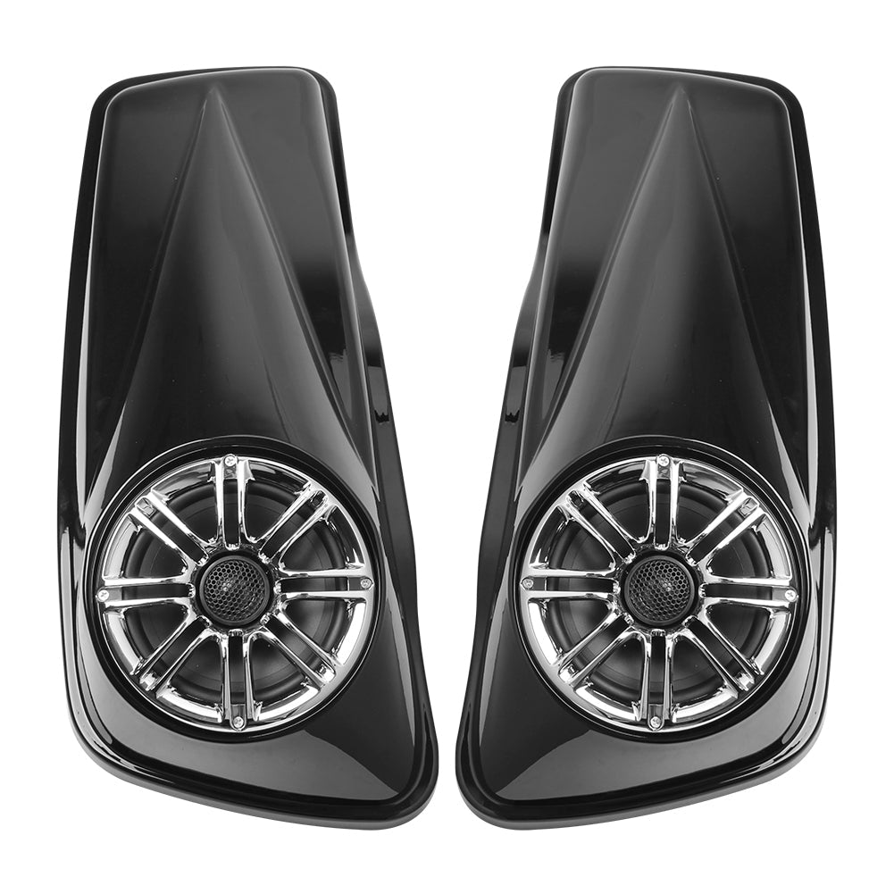 Couvercles de sacoche TRIPLE 6.5 avec haut-parleur pour Harley Touring Electra Glide 2014-2020 Generic