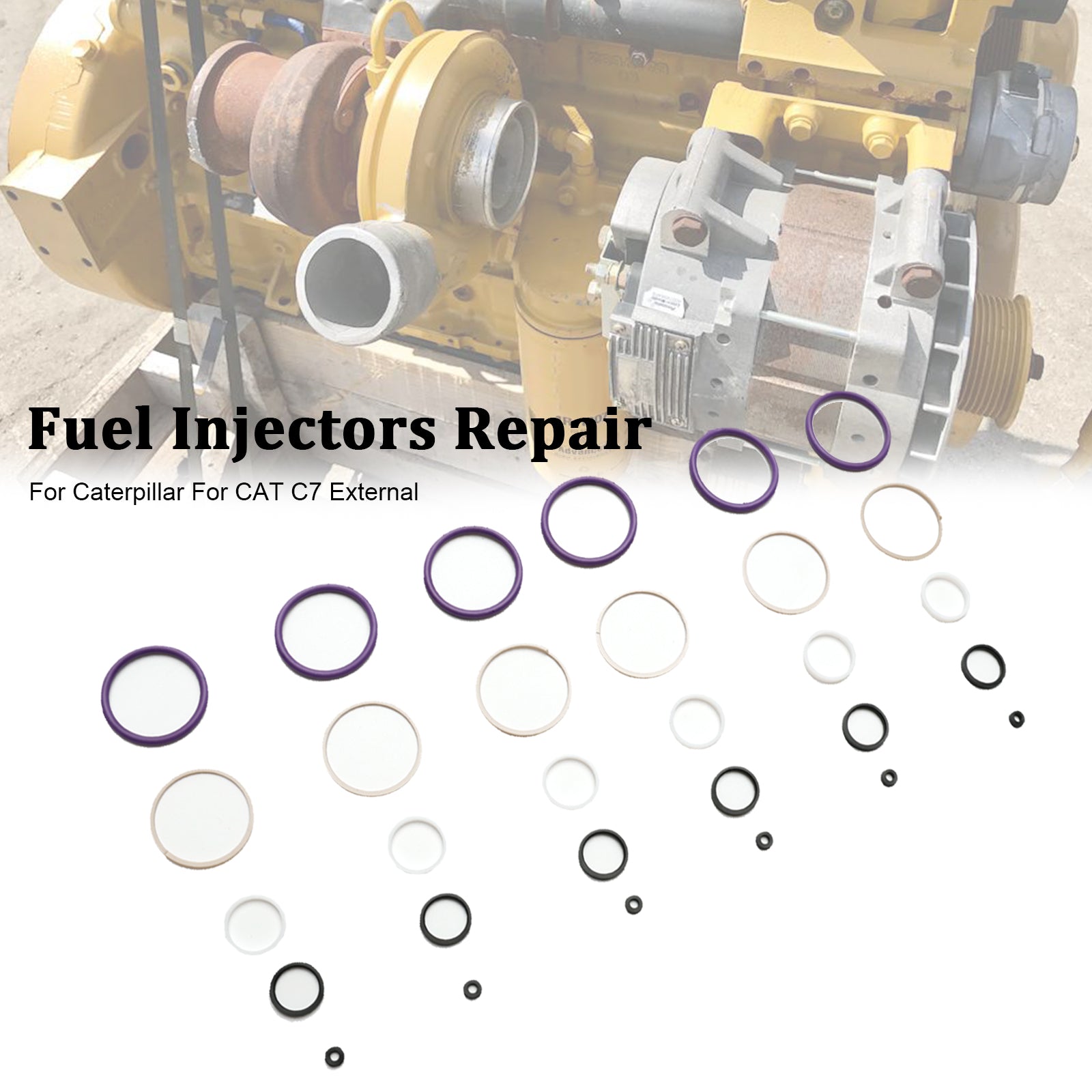 6 -PIECE Vbrizgani goriva za injektorje goriva za Caterpillar C7 Fit Cat C7