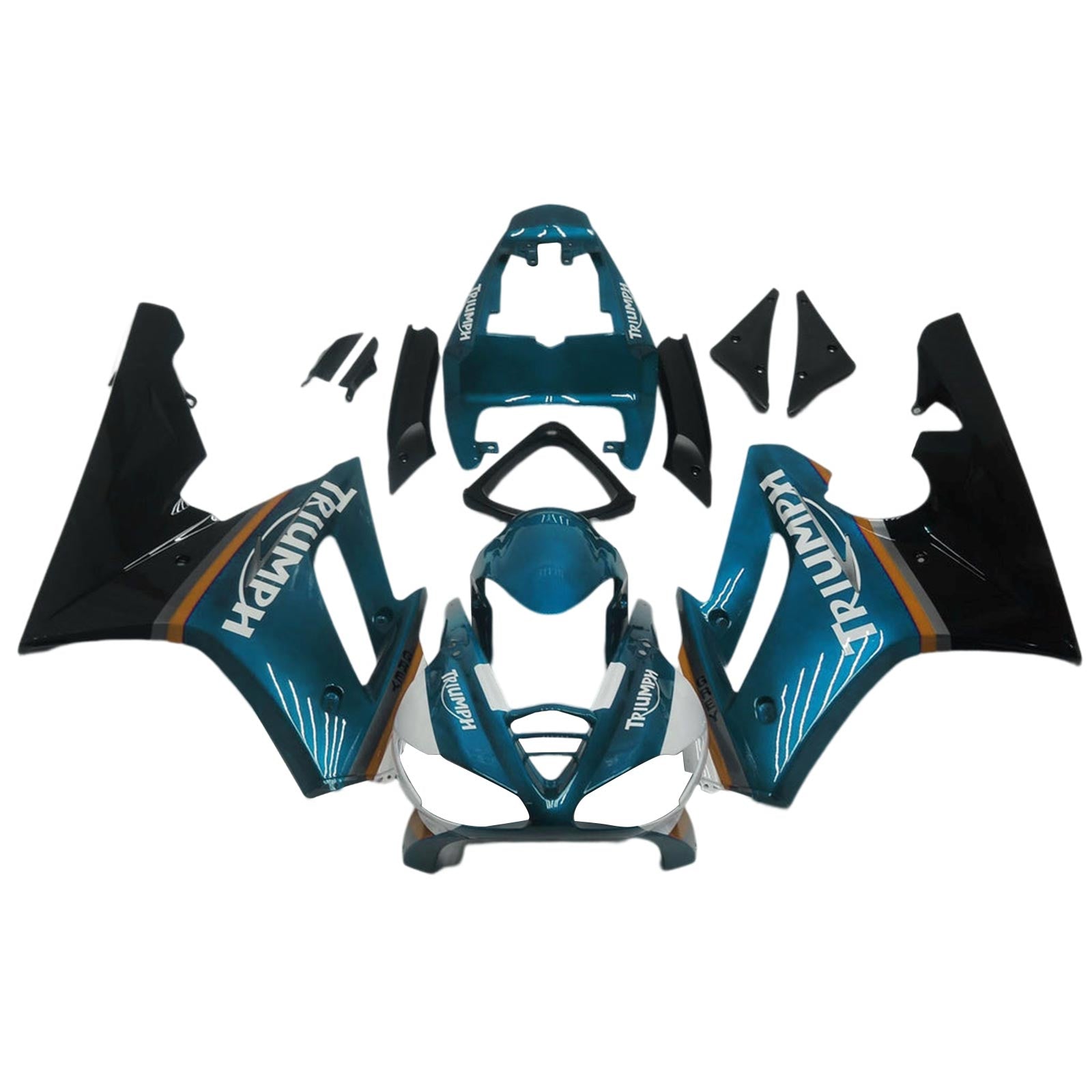 Amotopart Triumph Daytona 675 2009-2012 ABS kunststof carrosseriekuipset