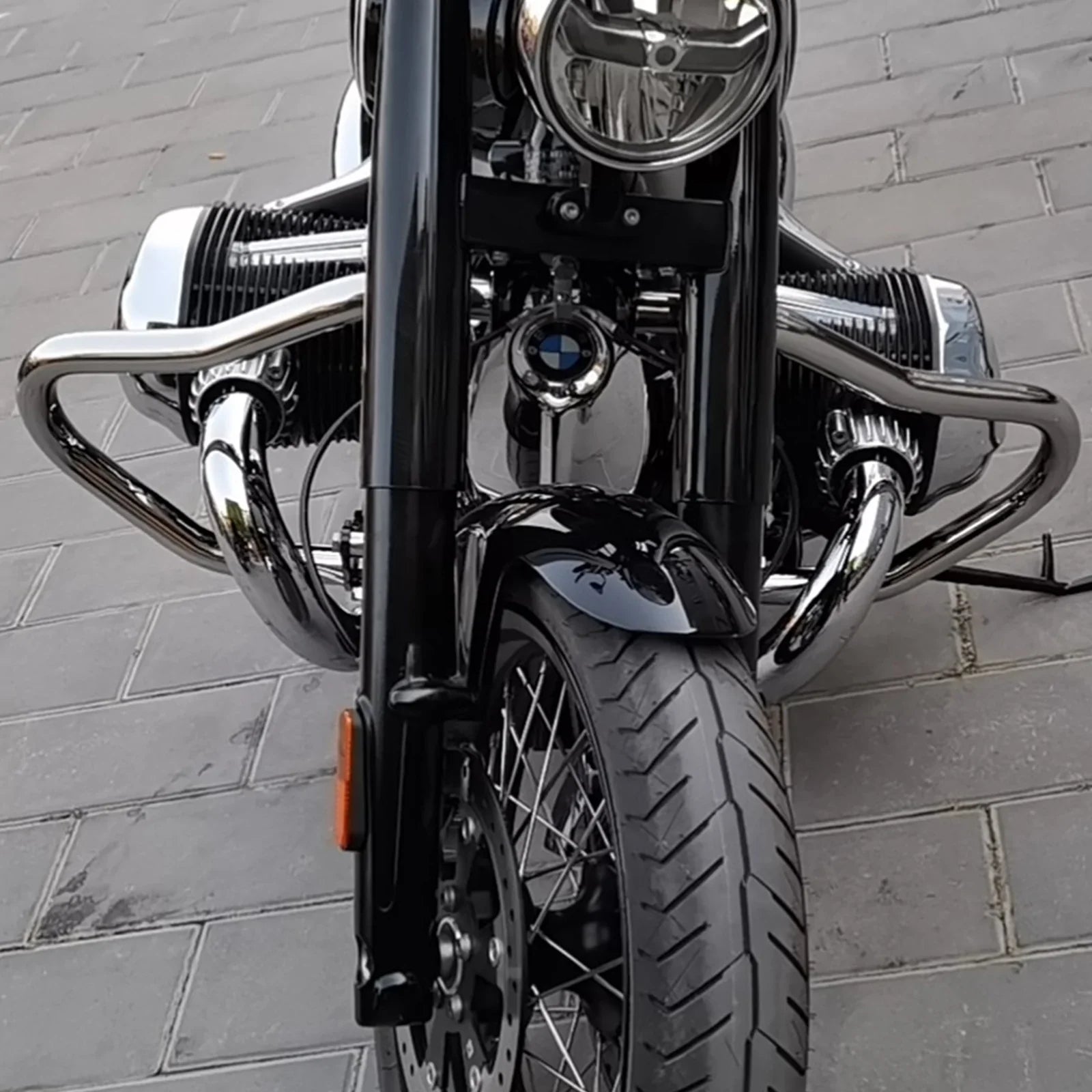 20-21 BMW R18 Classic Strażnik Strażowy Ramka przeciwpoślizgowa Ochracją Ogólne