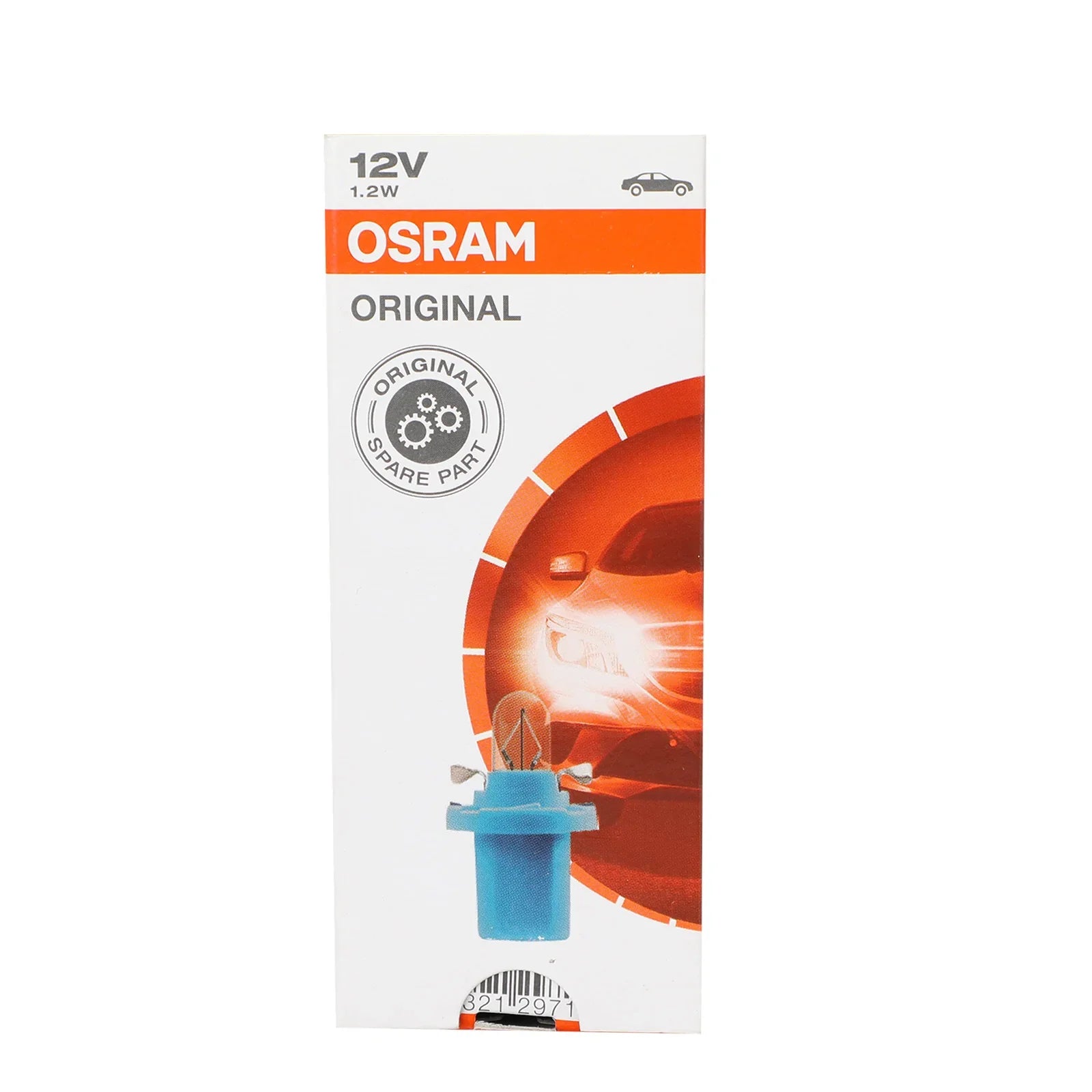 10x dla oryginalnych lampek kontrolnych samochodu OSRAM 2721MFX 12V 1,2W BX8.5d Generic