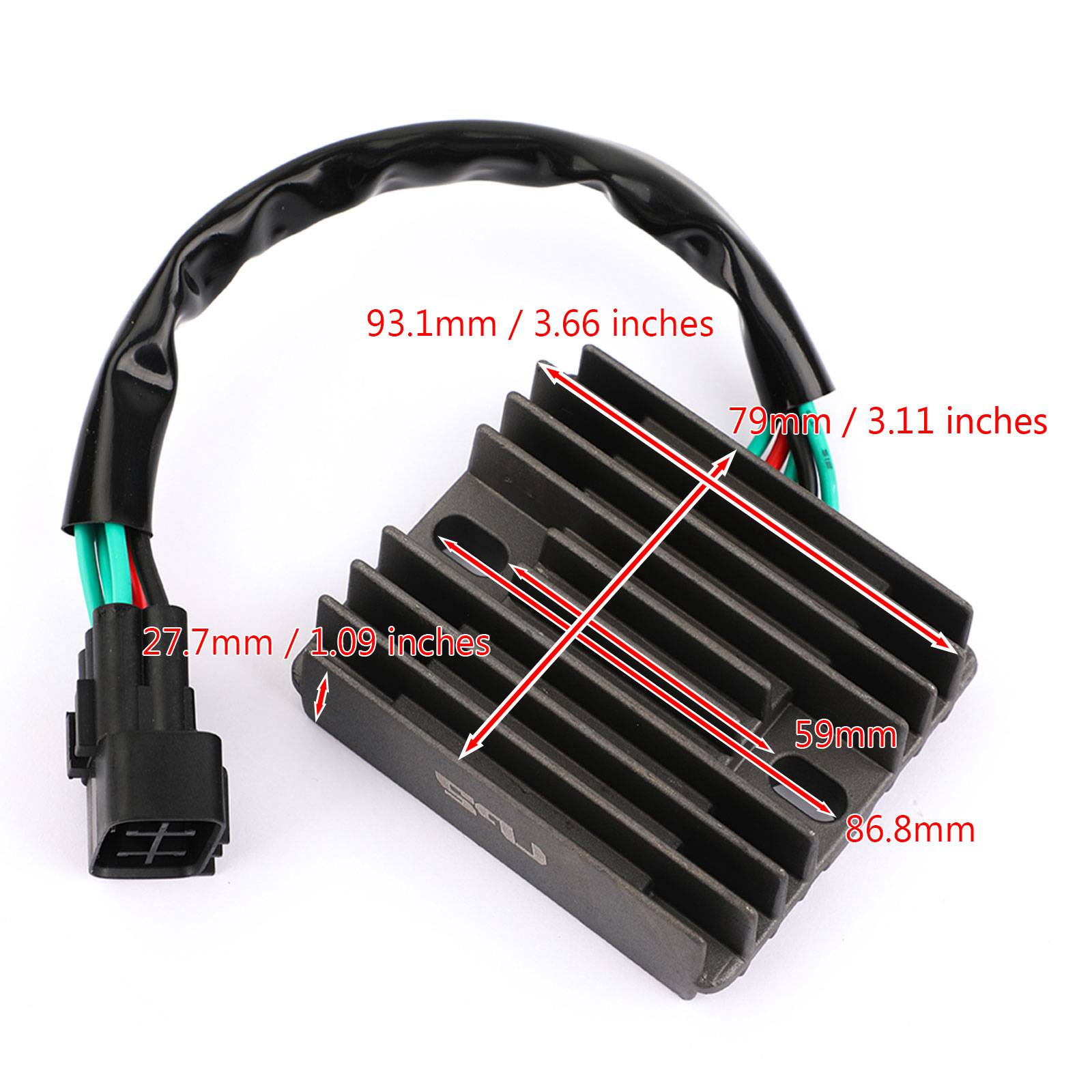 Gelijkrichter Regulator 6D8-81960-10 Fit voor Yamaha F75 F80 F90 F100 Hp 2010-2017