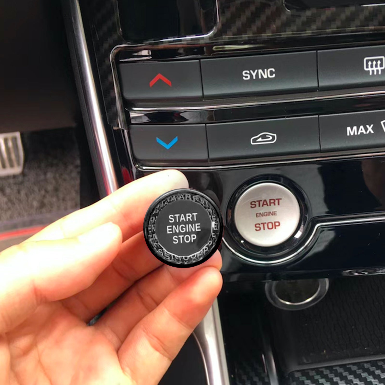 Jaguar XF XE F-Pace Engine START STOP PUSH GUTK SWITCH DECOR